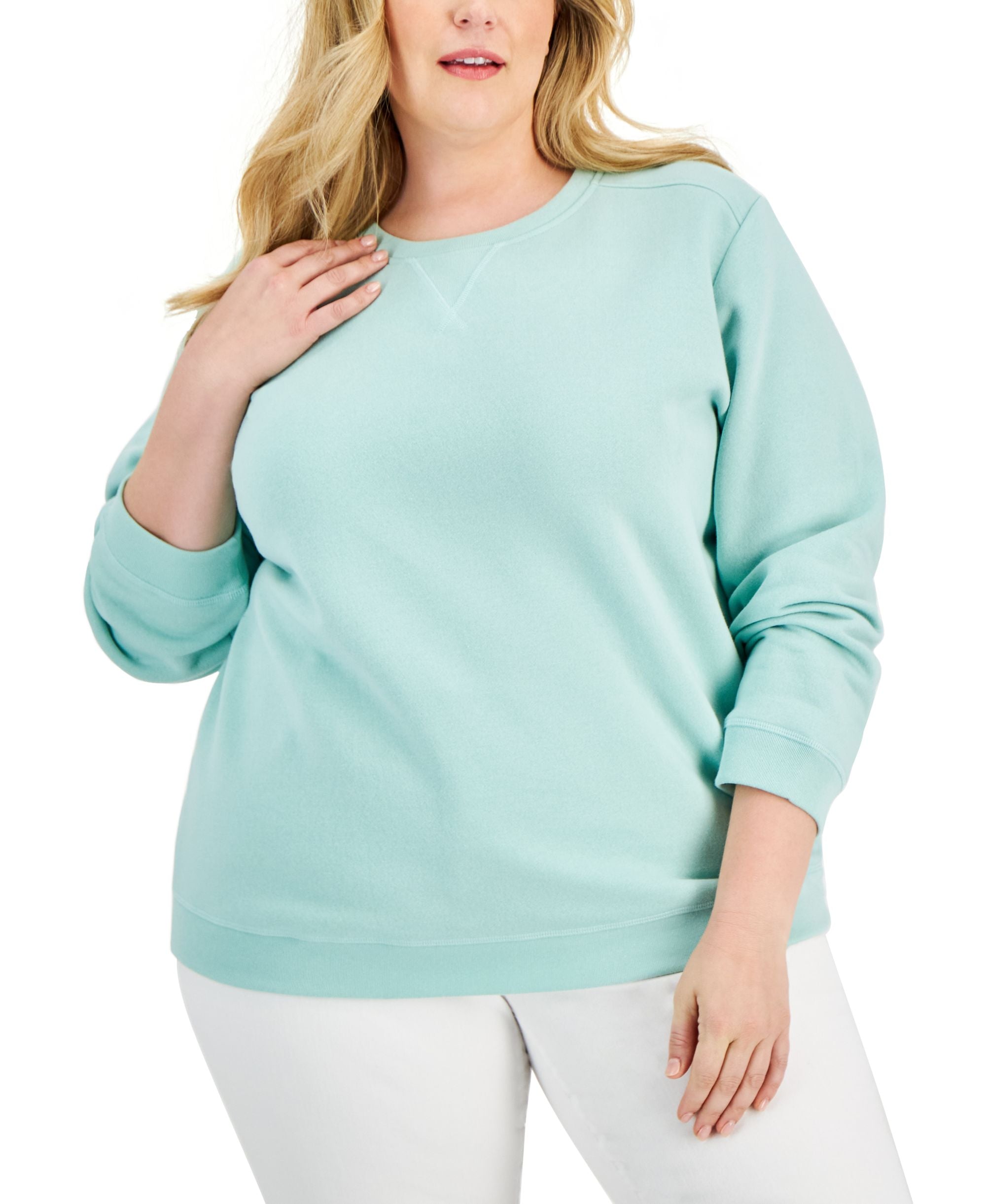 Plus Size Crewneck Sweatshirt