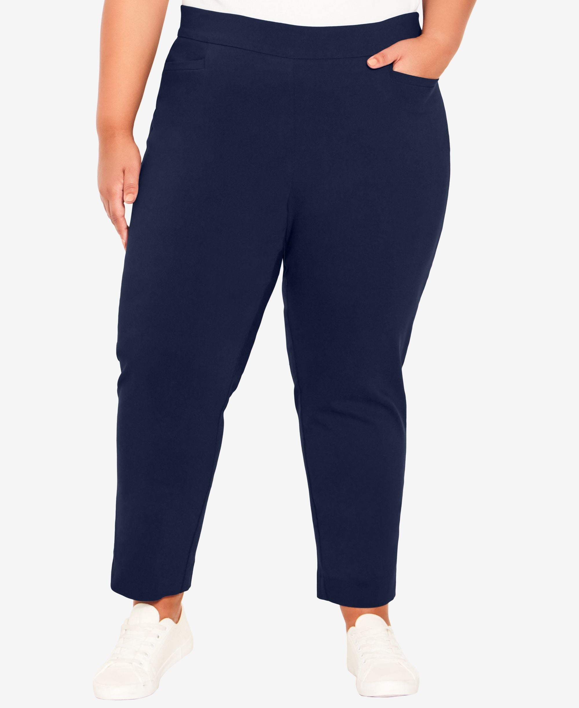 Plus Size Super Stretch Crop Pants