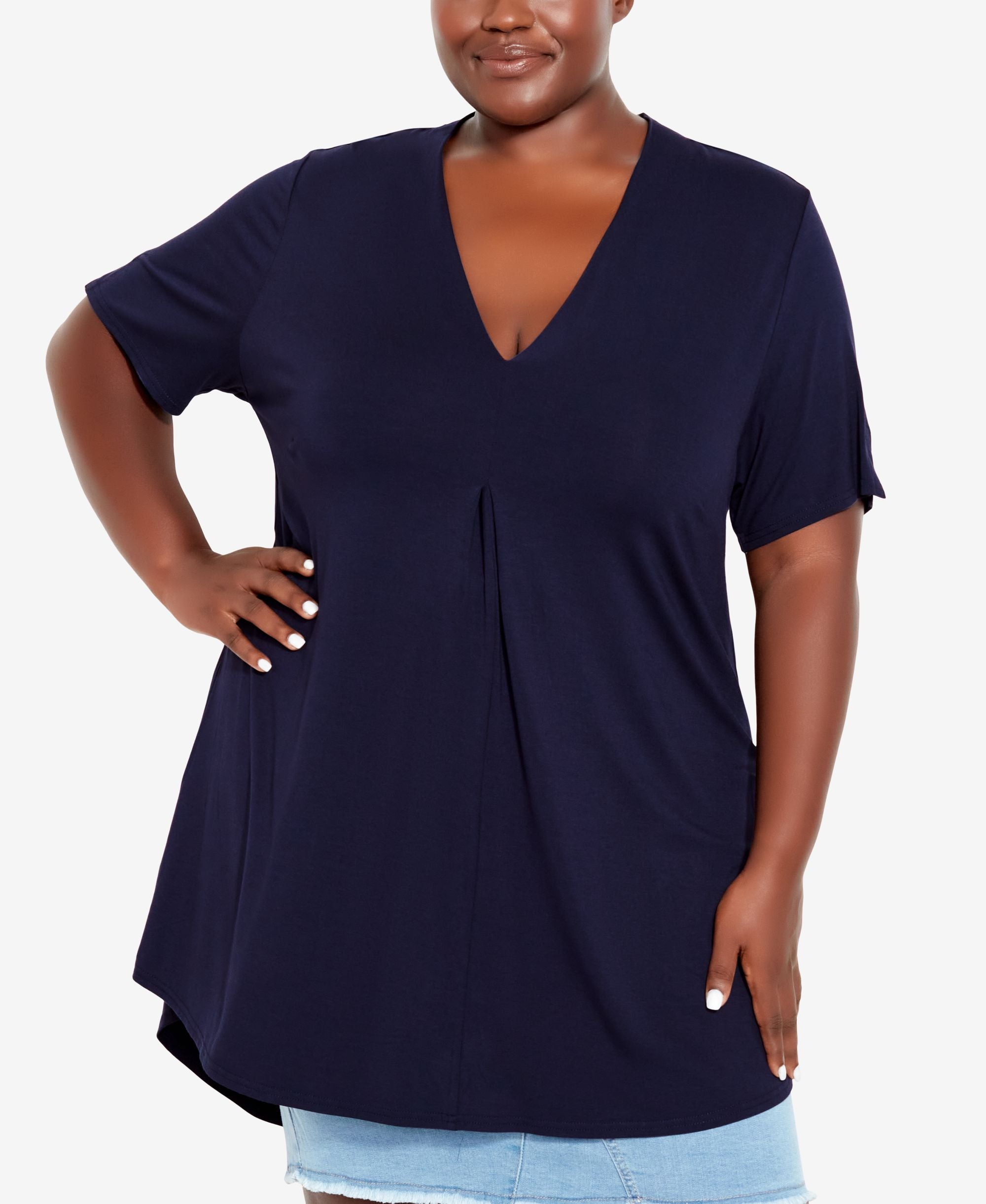 Plus Size Kaylie High Low Top