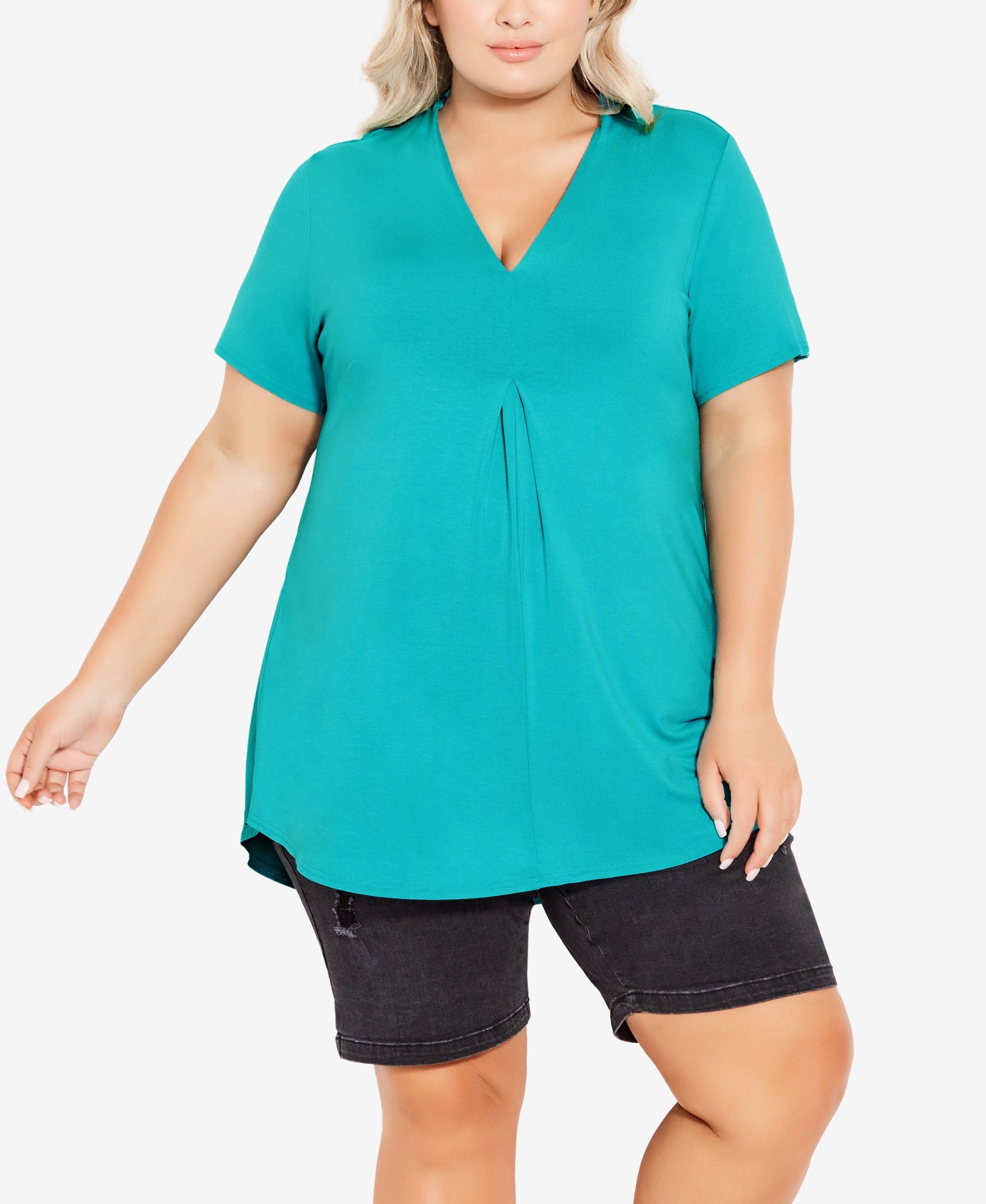 Plus Size Kaylie High Low Top