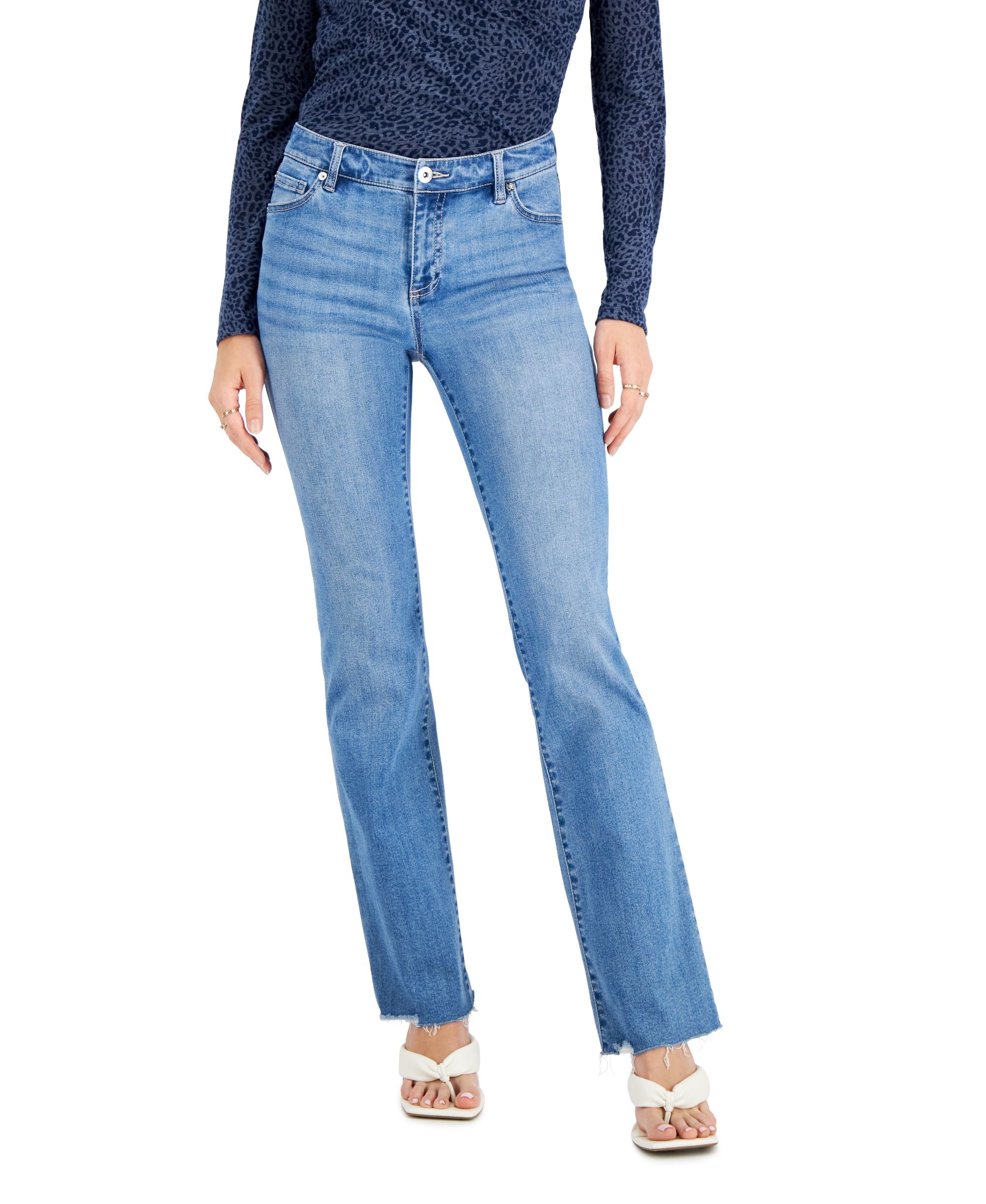 Petite Mid Rise Bootcut Jeans