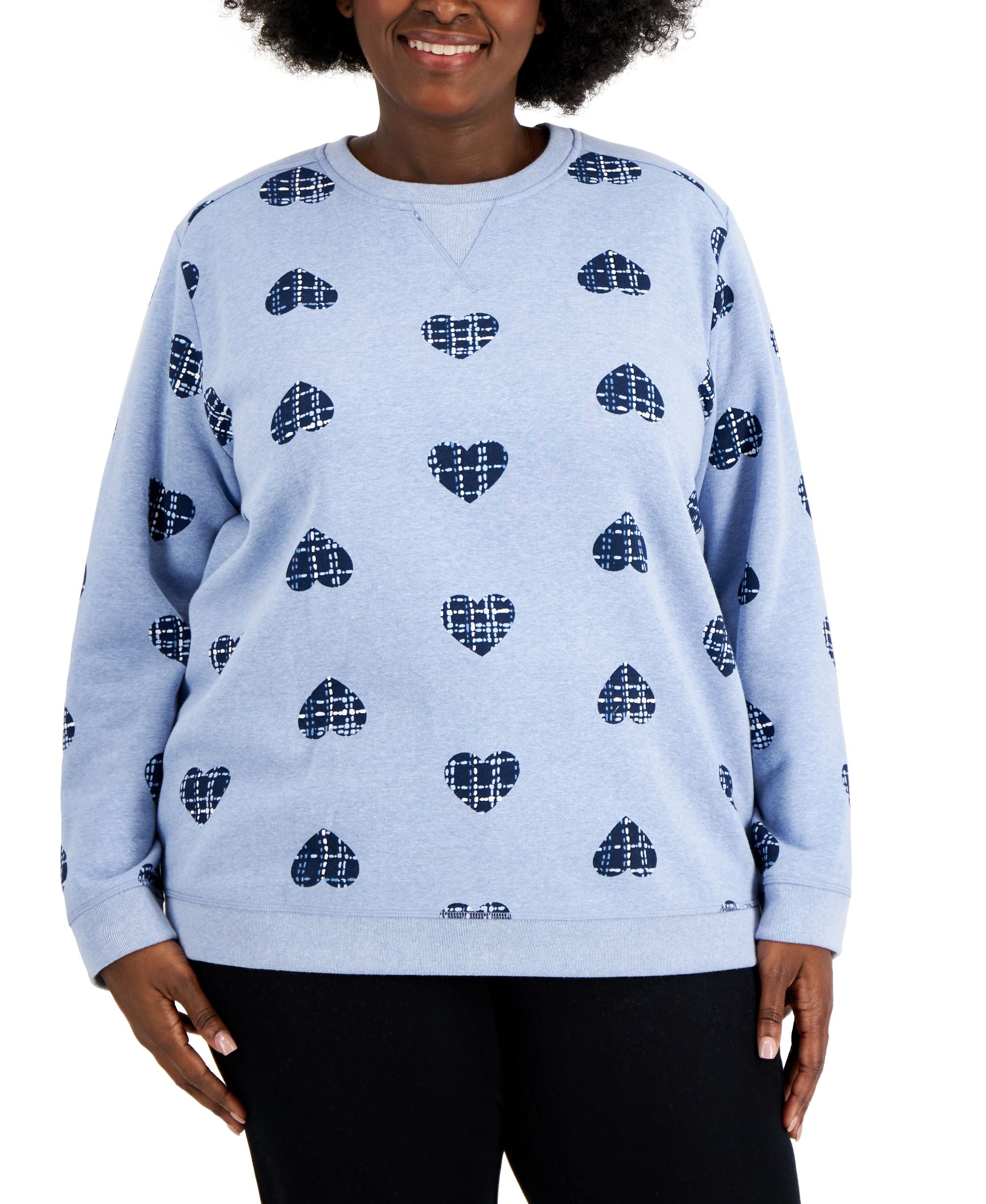 Karen Scott Plus Size Printed Sweatshirt