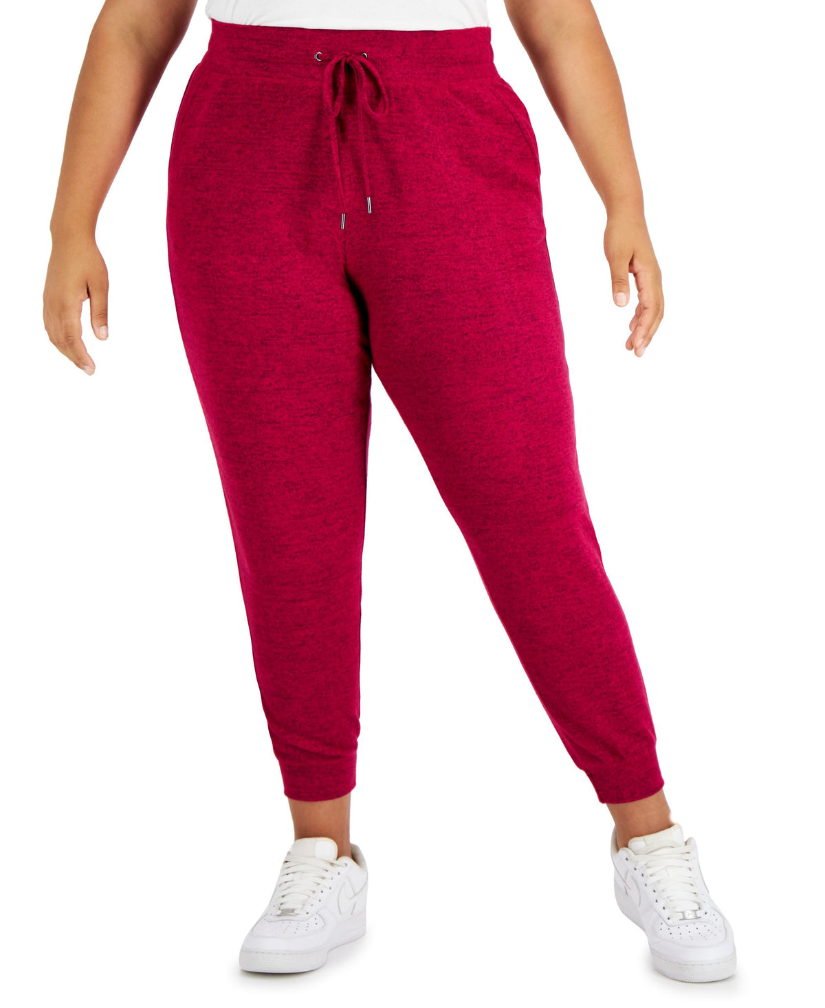 ID Ideology Plus Size Drawstring Knit Joggers