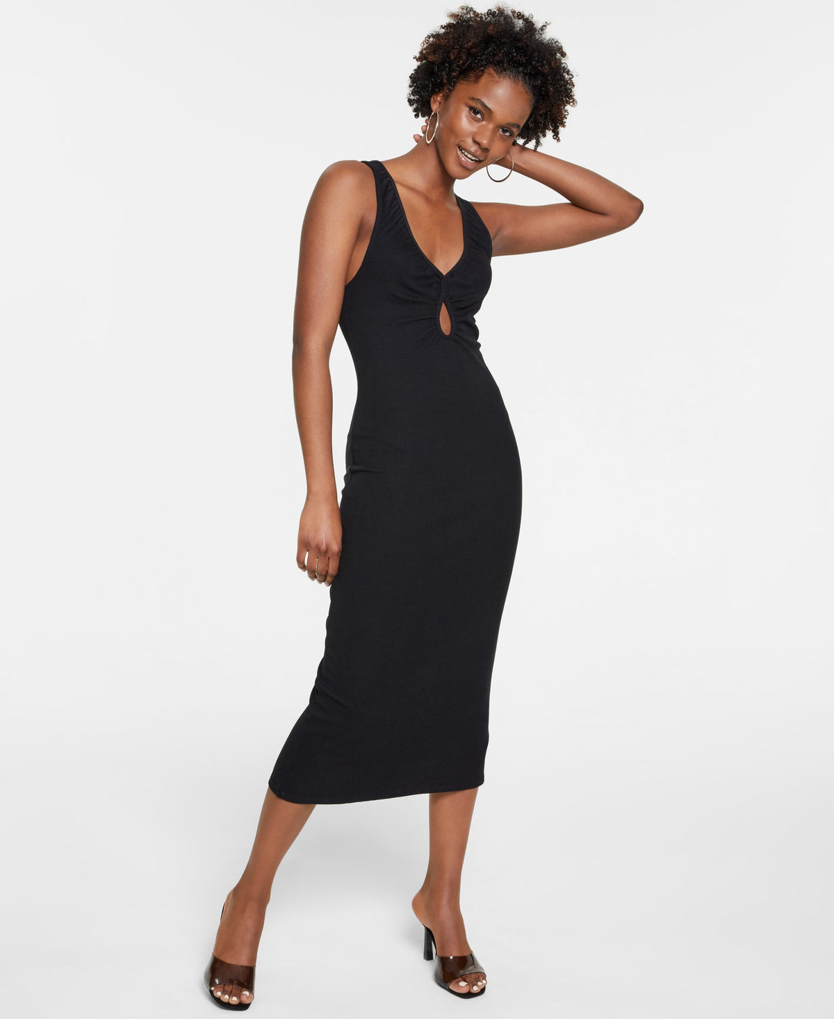 Women's Cutout Tank Midi Dress