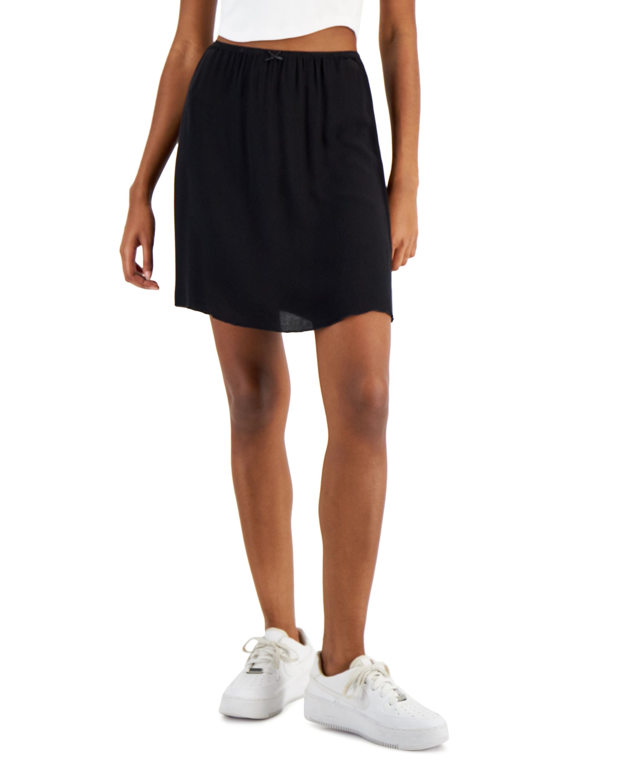 Juniors' Picot-Trim Skirt