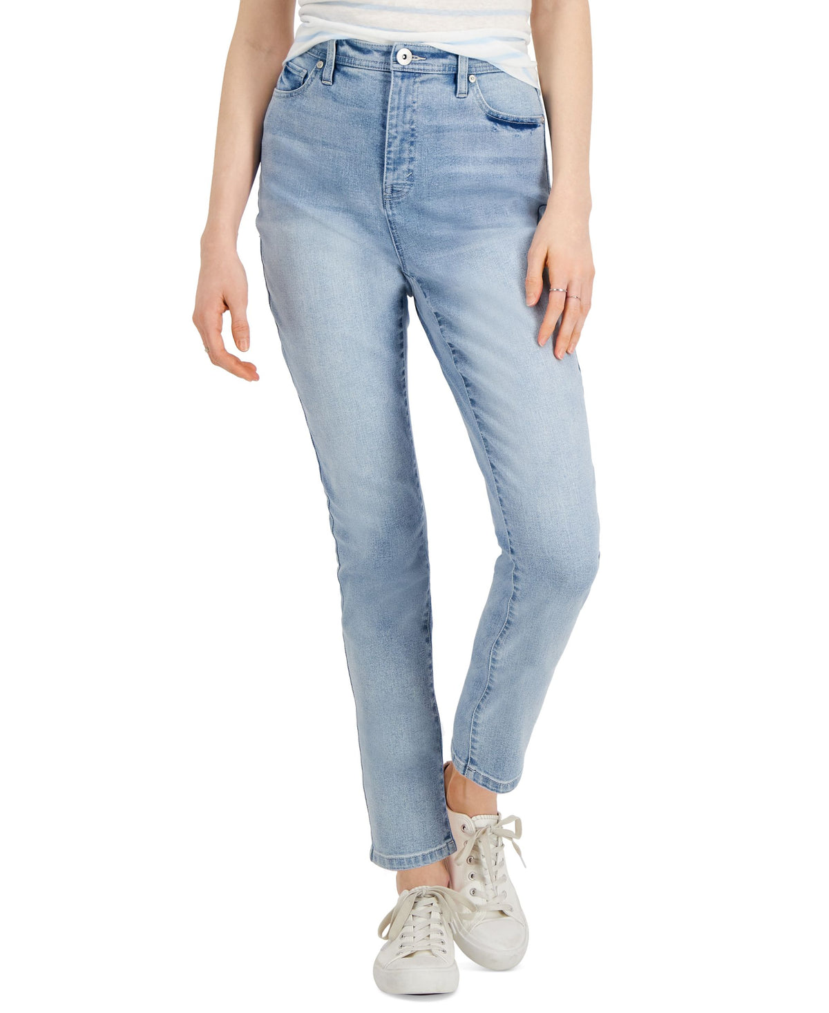 Style & Co Petite Slim Leg Ankle Jeans