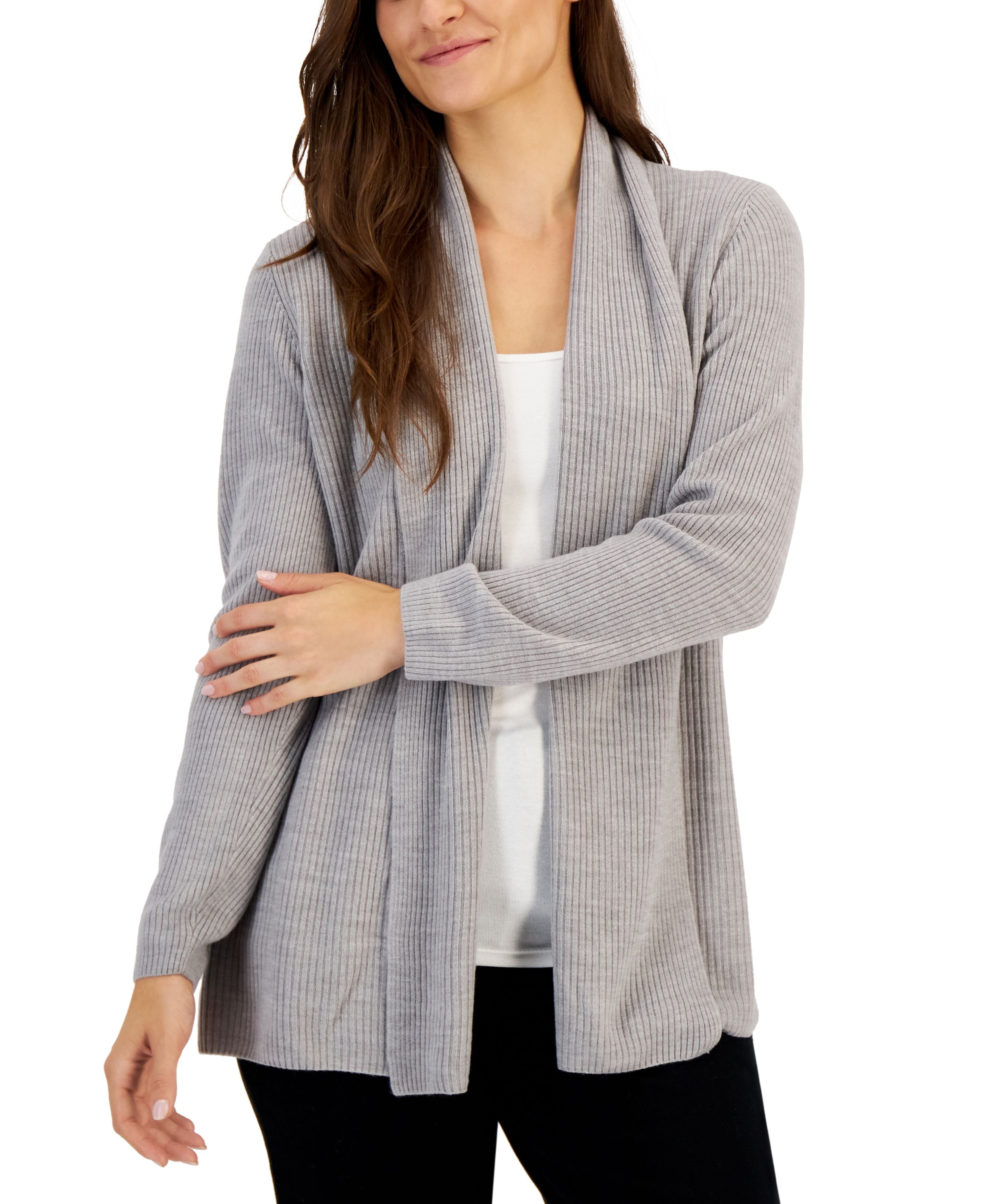 Women's Shawl-Collar Long Cardigan