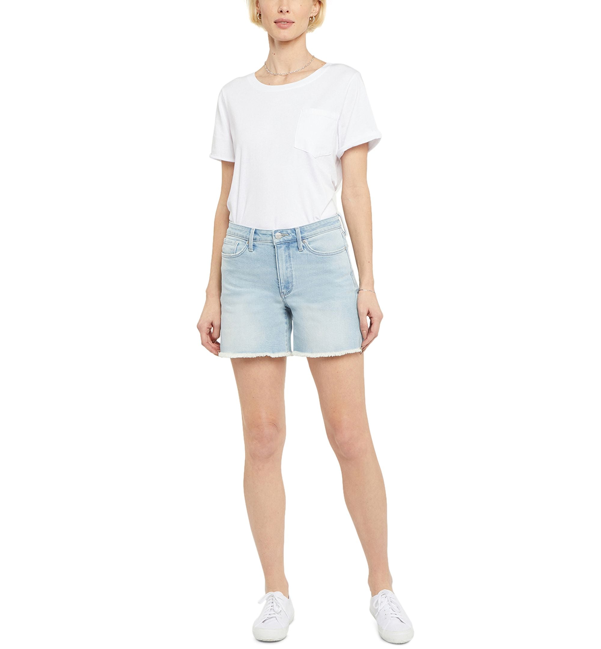 A-Line Denim Shorts