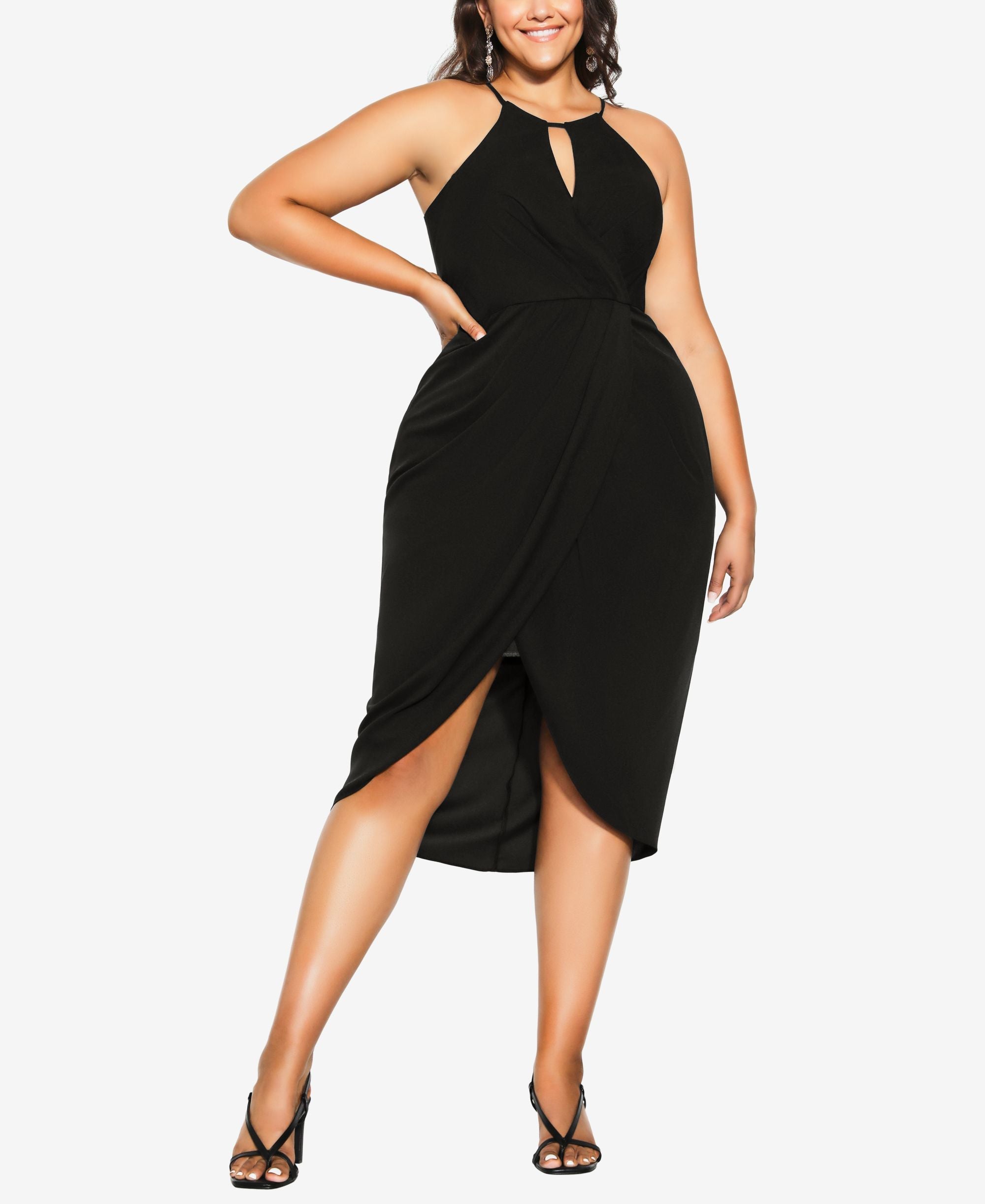 City Chic Trendy Plus Size Love Story Midi Dress