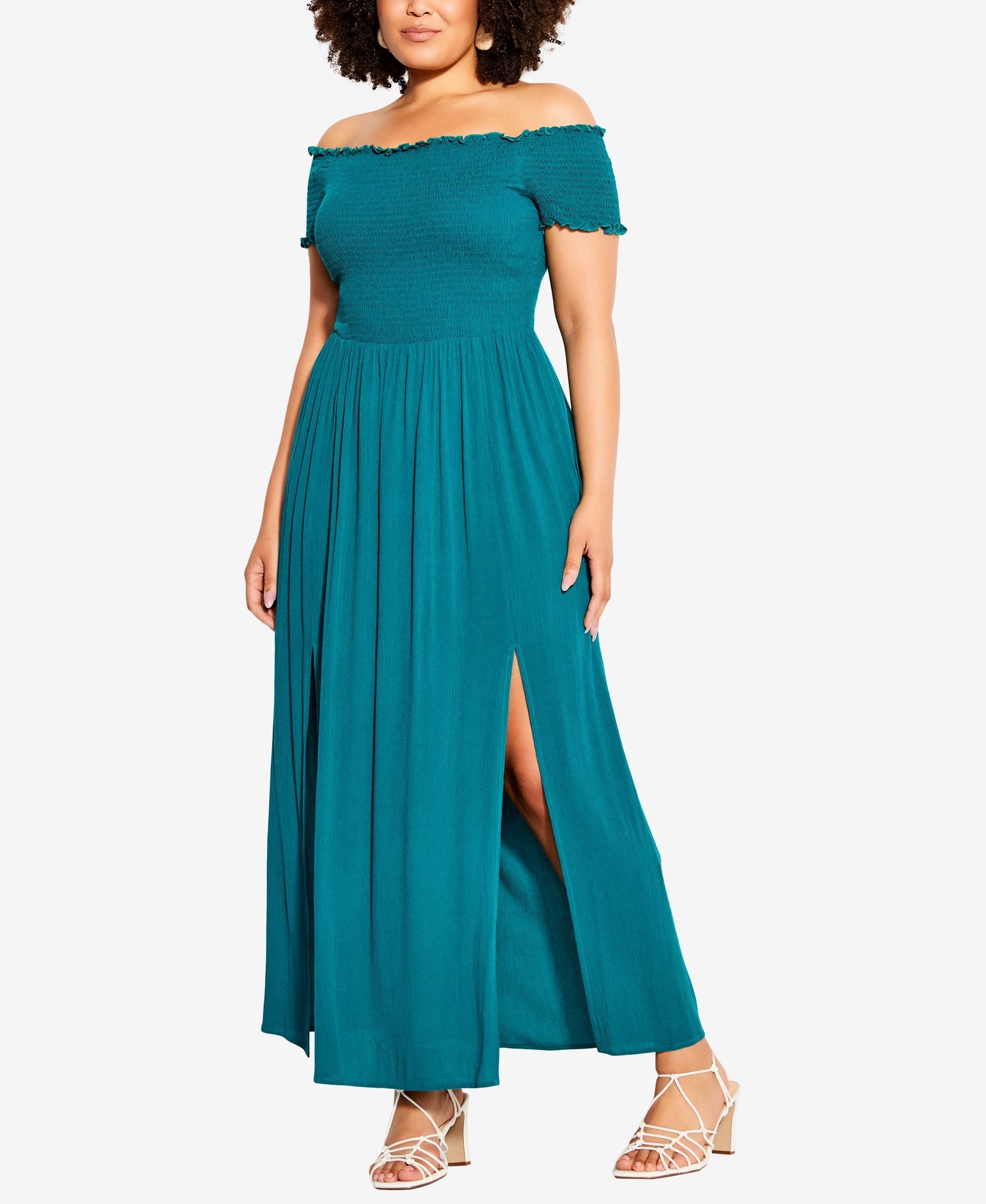City Chic Trendy Plus Size Summer Passion Maxi Dress