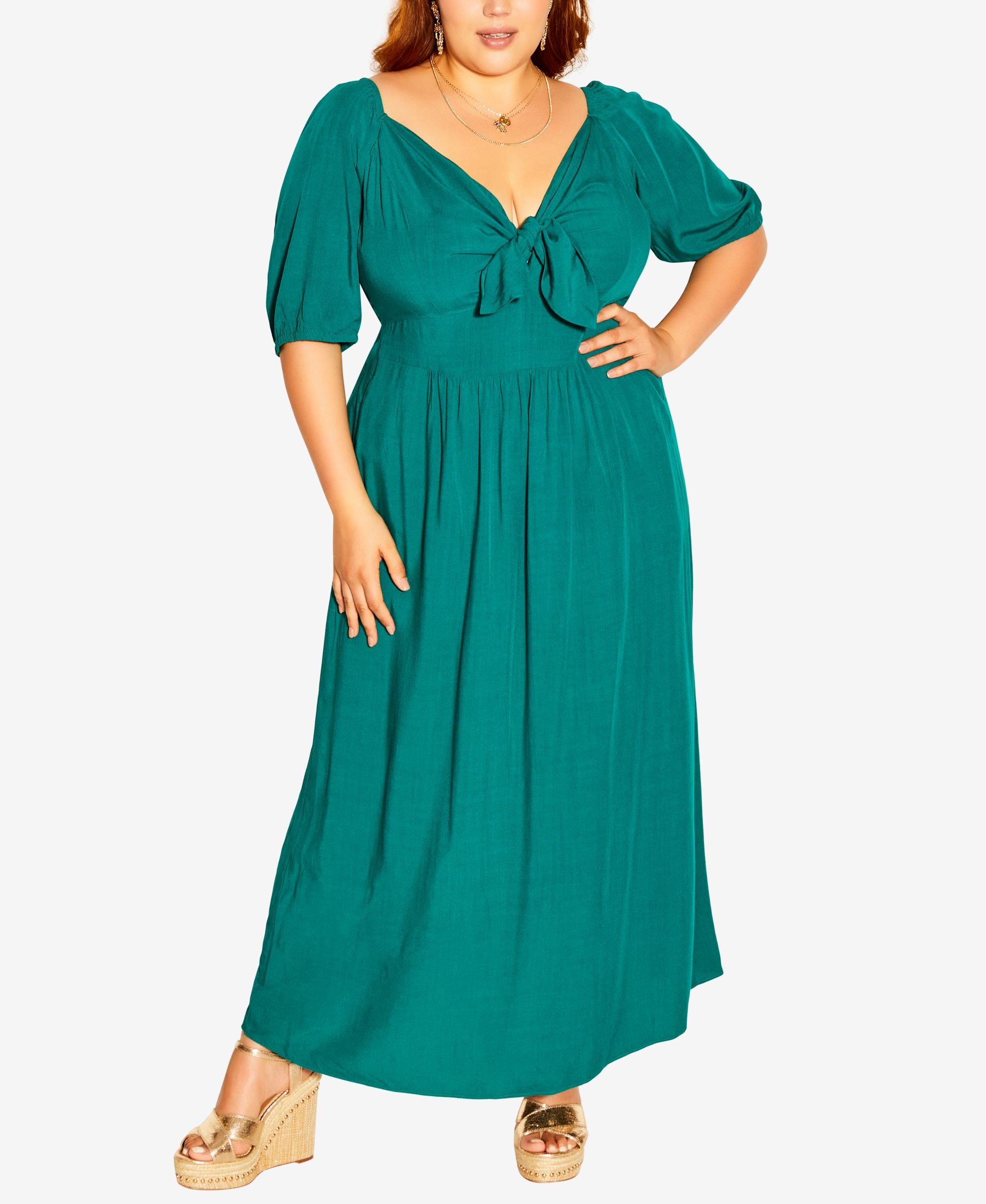 City Chic Trendy Plus Size Villa Capri Maxi Dress