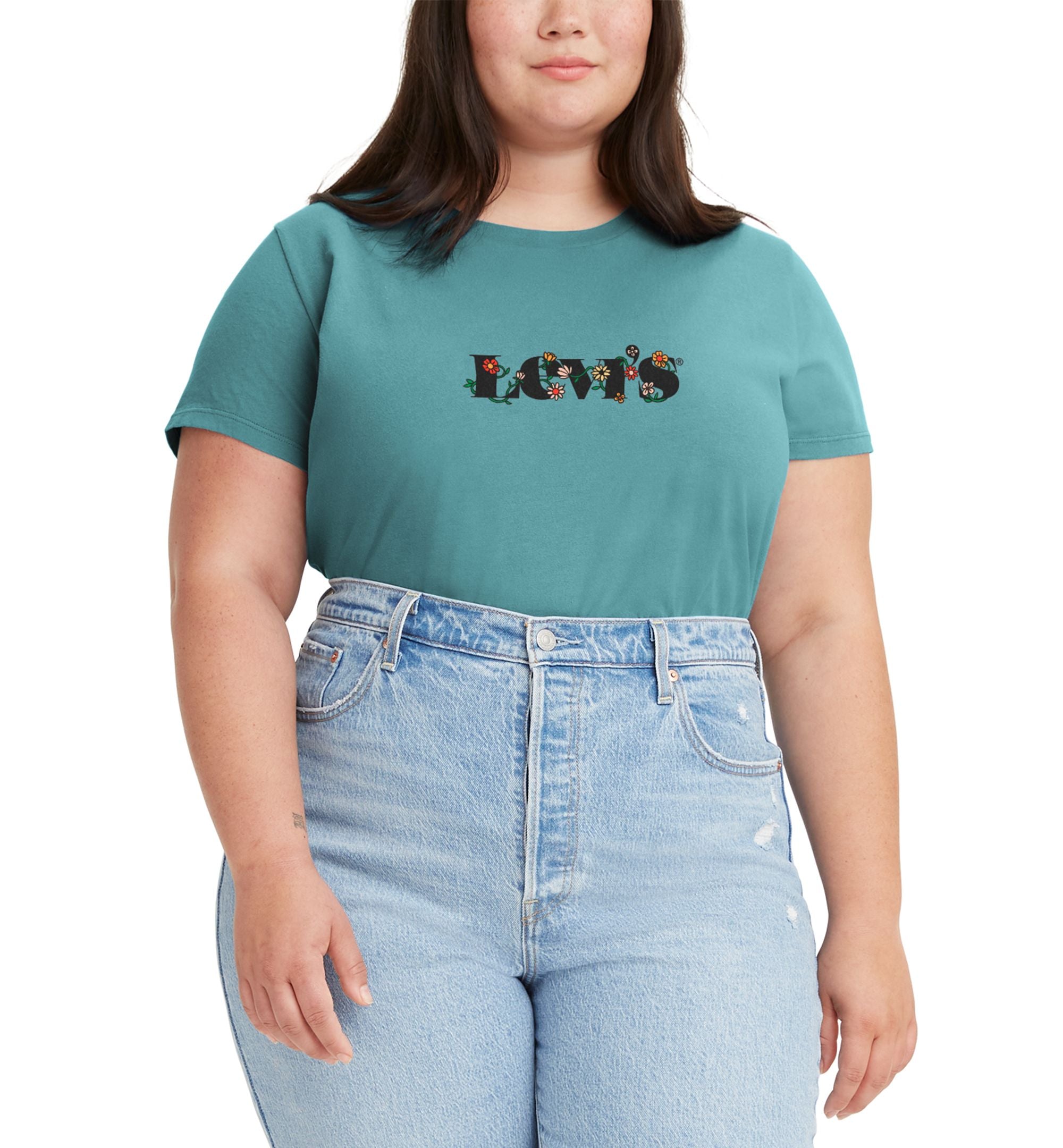 Levis Trendy Plus Size Logo Perfect T-Shirt