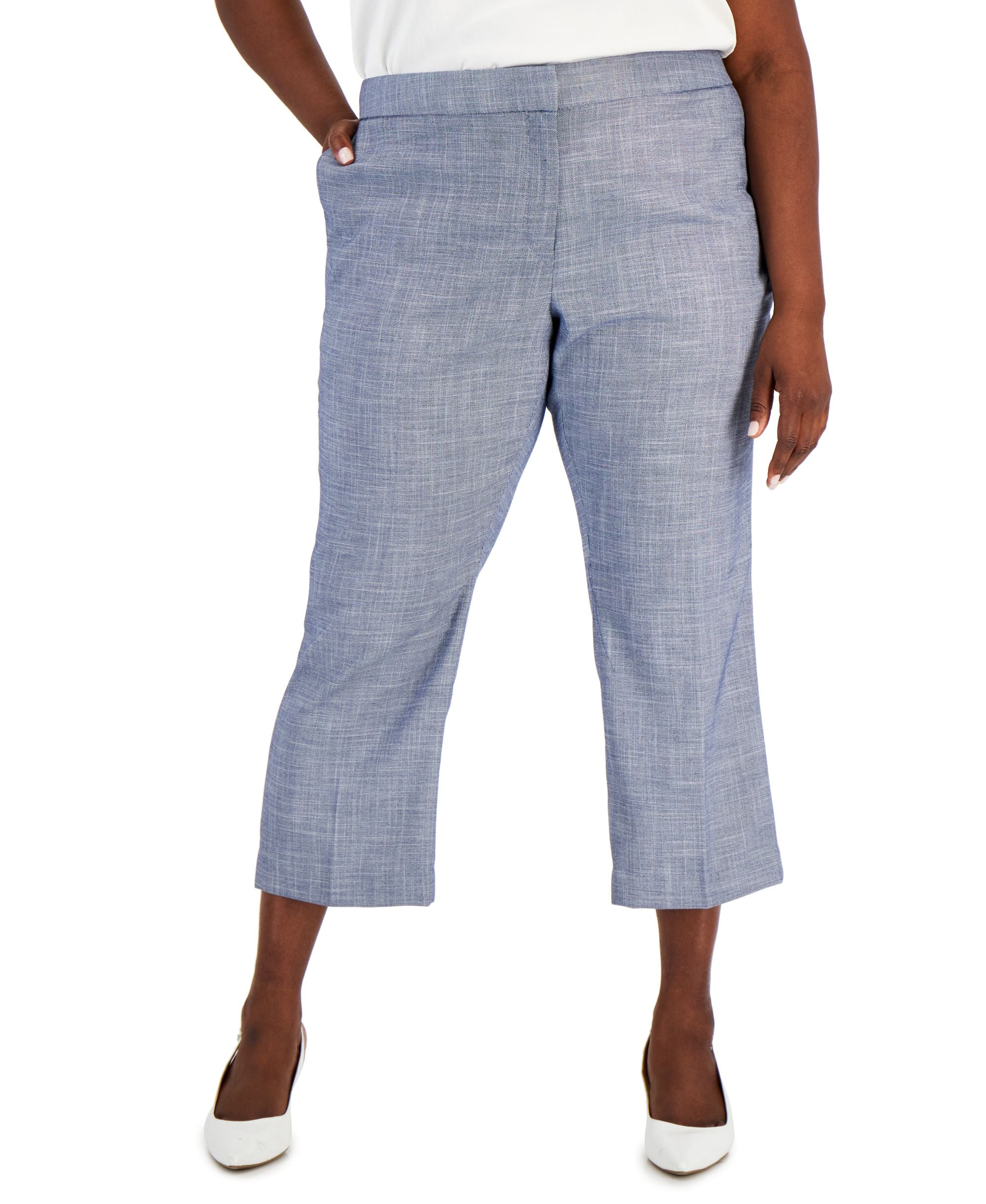 Calvin Klein Plus Size Cropped Pants