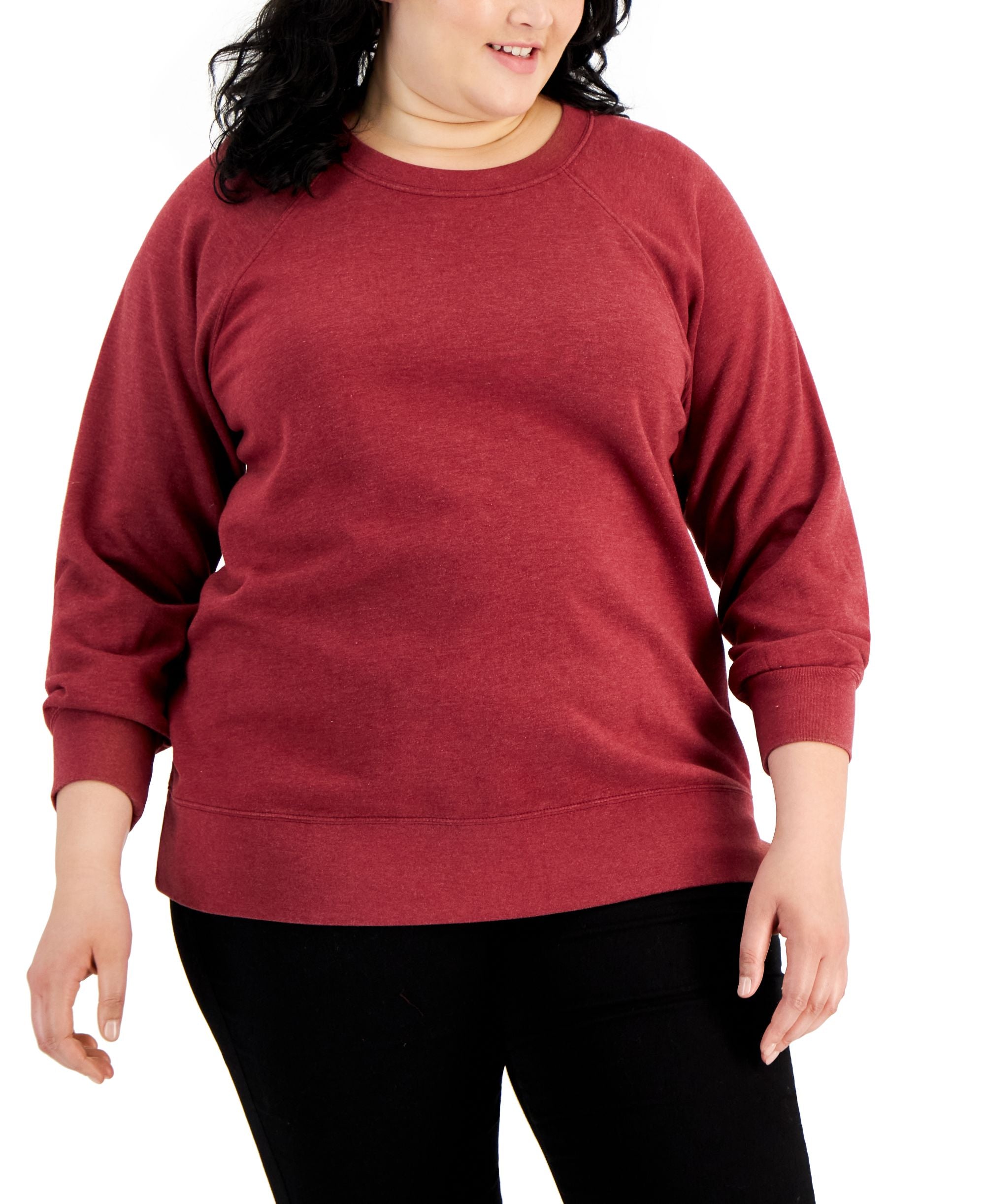 Style & Co Plus Size Fleece Tunic