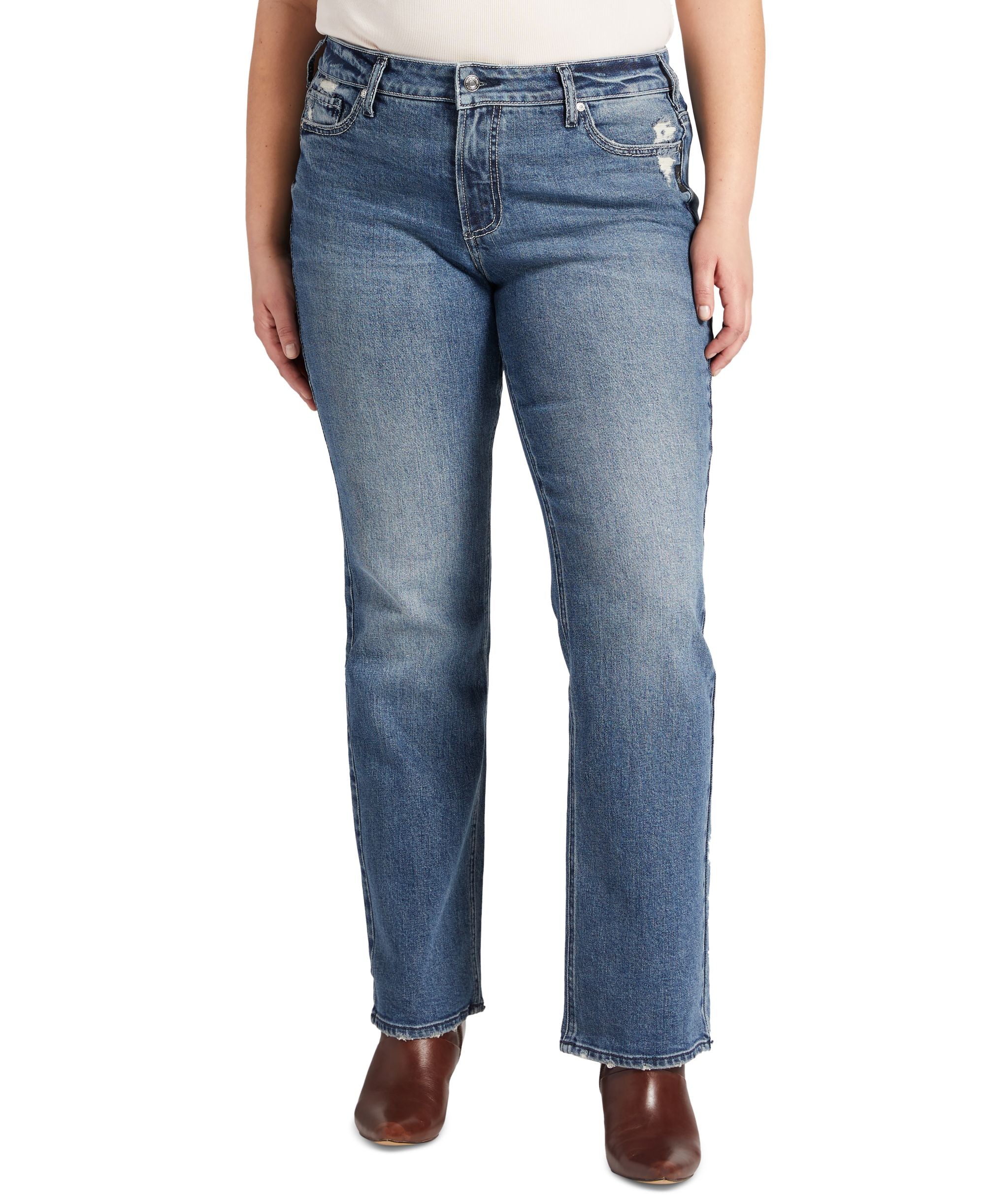 Silver Jeans Co. Plus Size Suki Slim Fit Bootcut Jeans