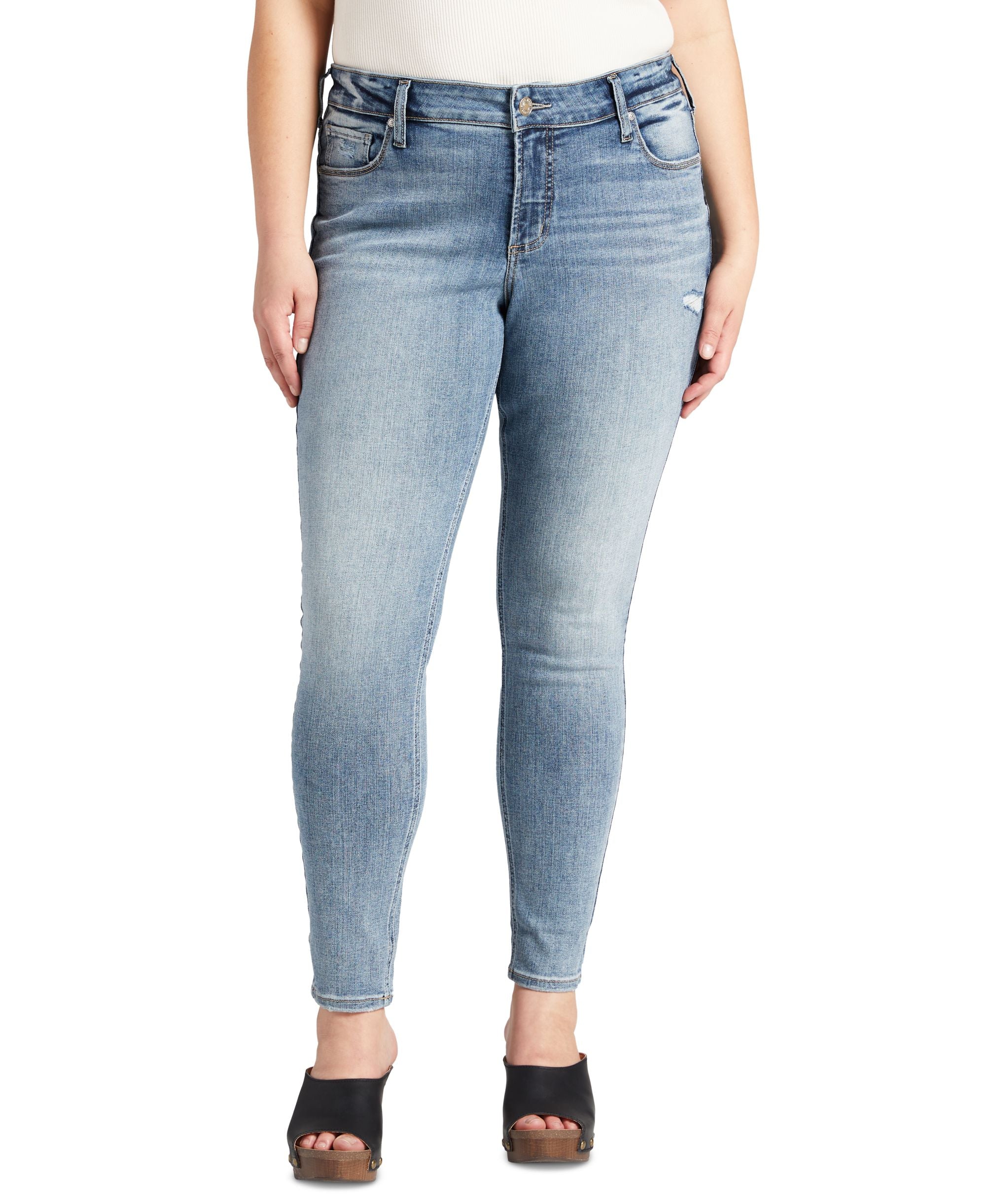 Silver Jeans Co. Plus Size Elyse Skinny Jeans
