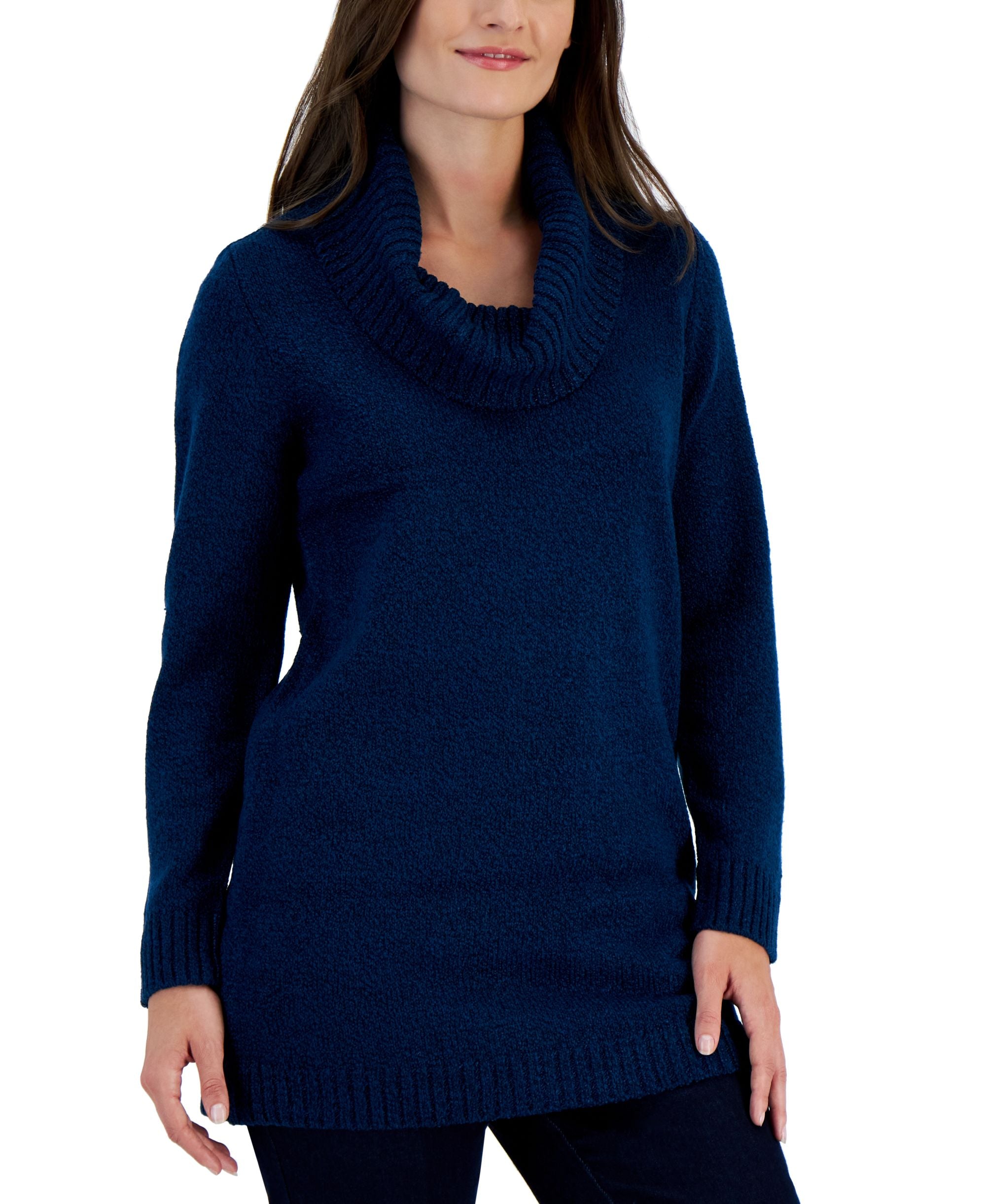 Karen Scott Petite Cowl Neck Tunic