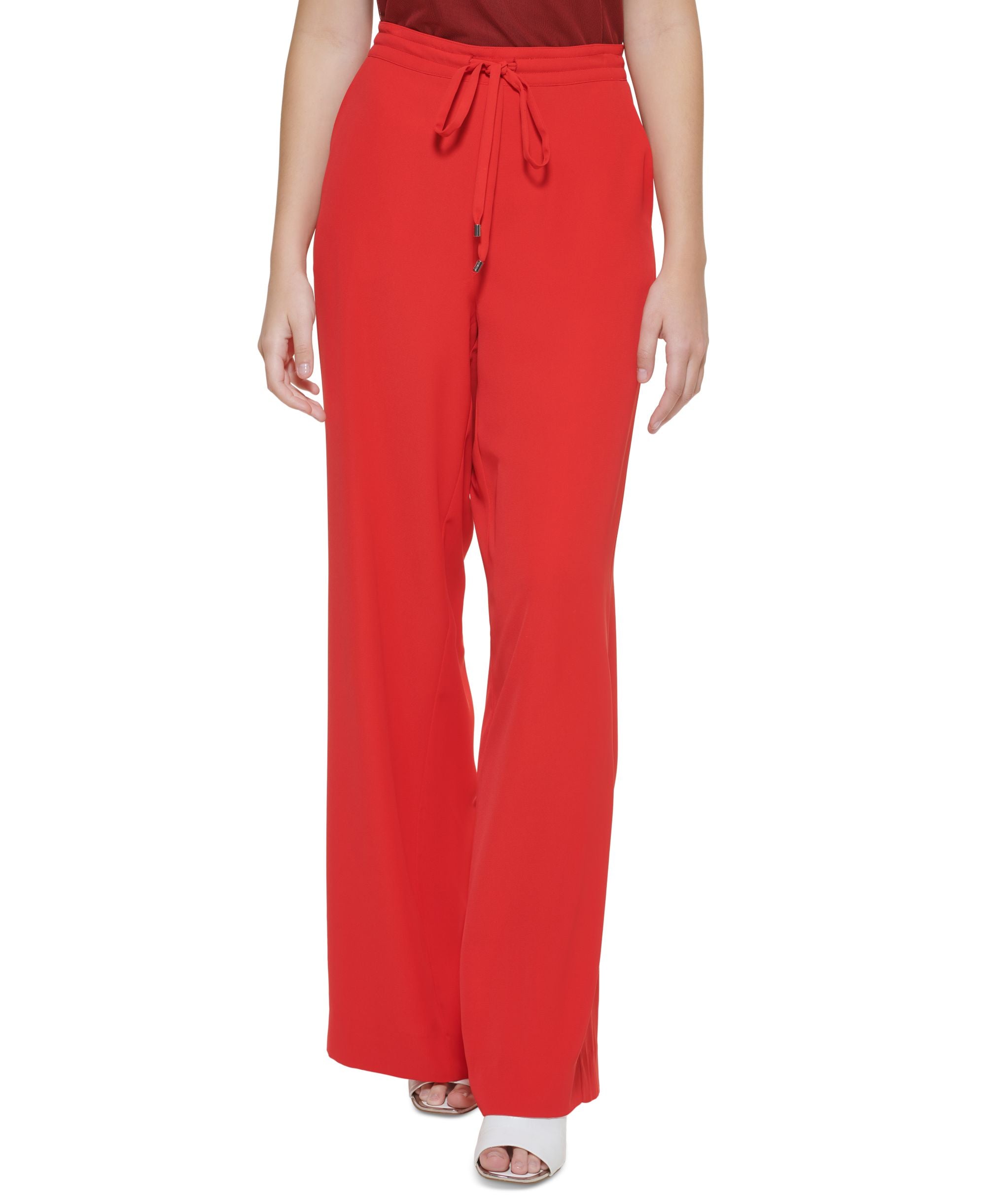 DKNY Womens Pull On Drawstring Pants33