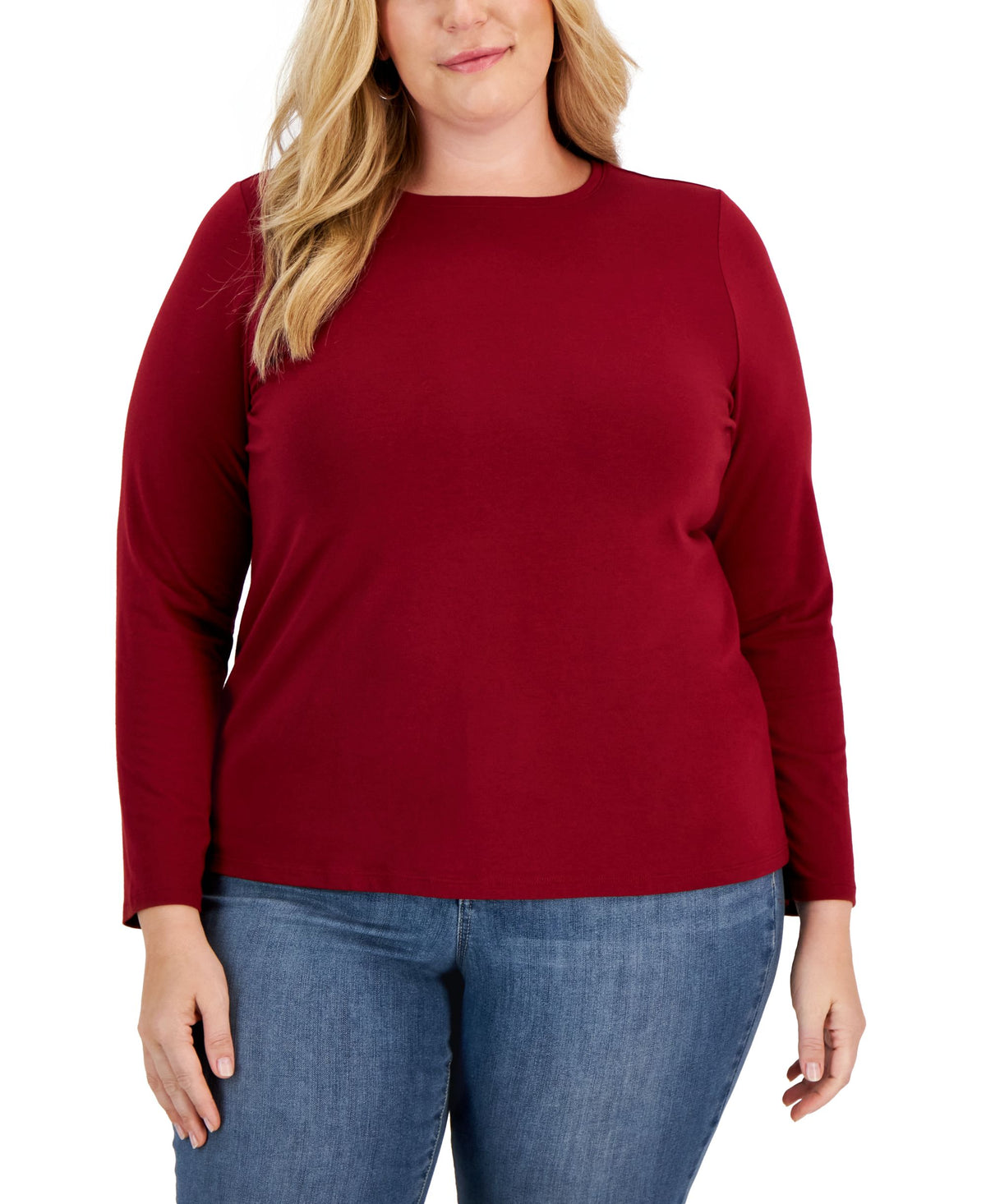 Style & Co Plus Size Long Sleeve T-Shirt