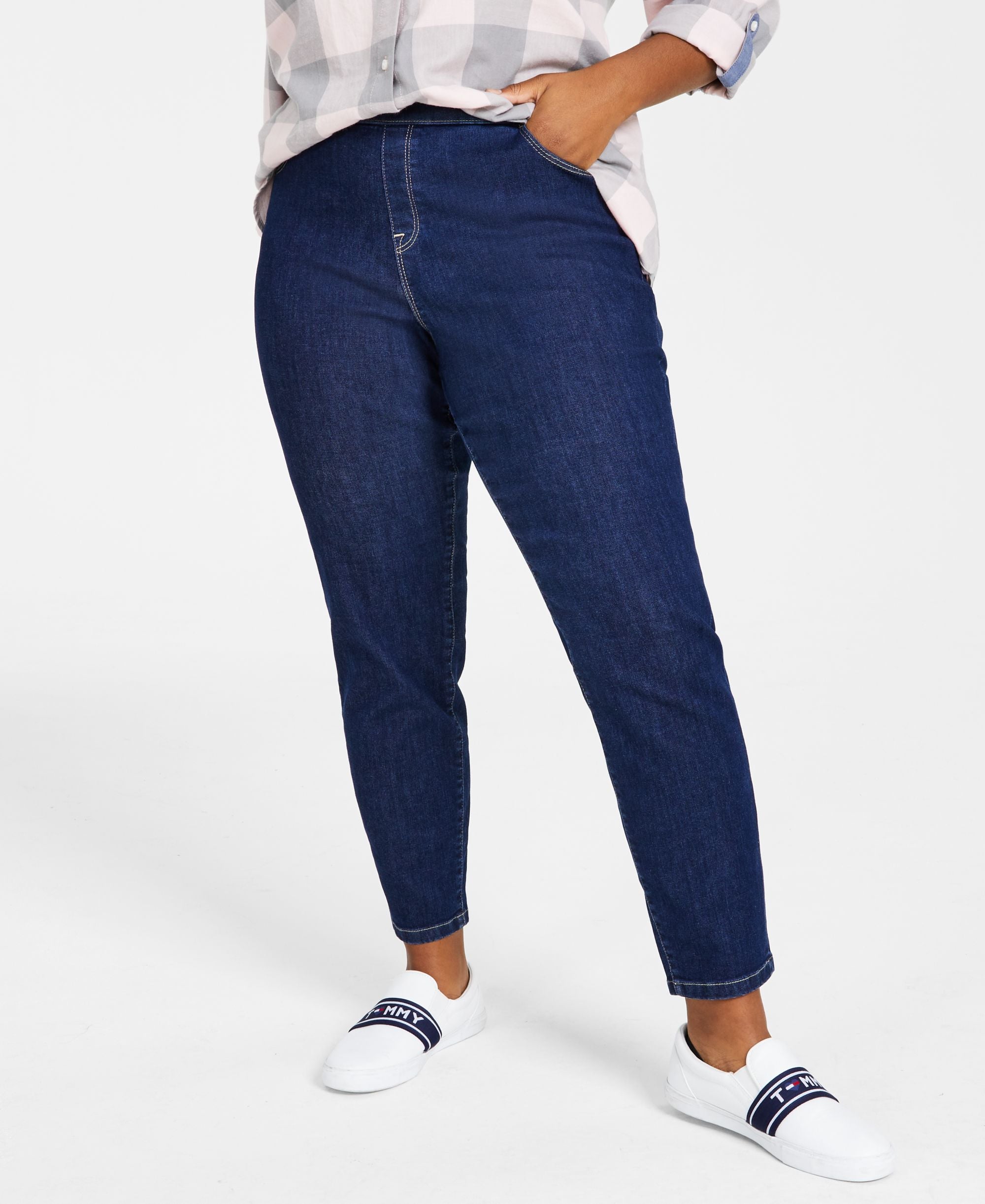 Plus Size TH Flex Gramercy Pull-On Jeans