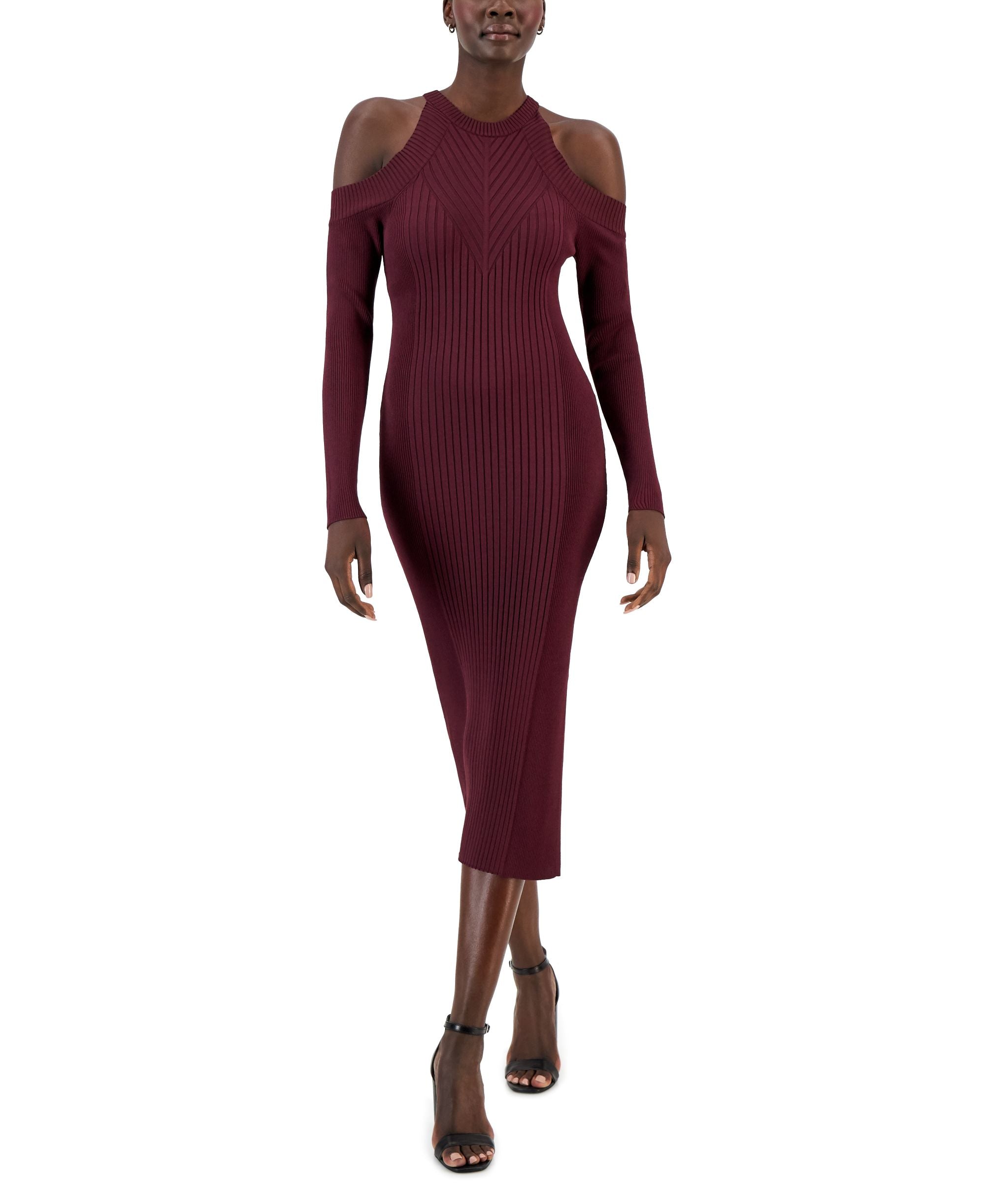 International Concepts Womens Ribbed Bodycon Dress