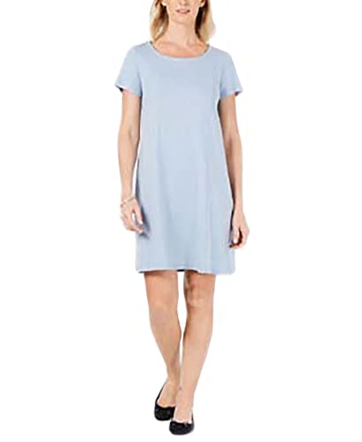 Petite Cotton Seam-Detail Dress