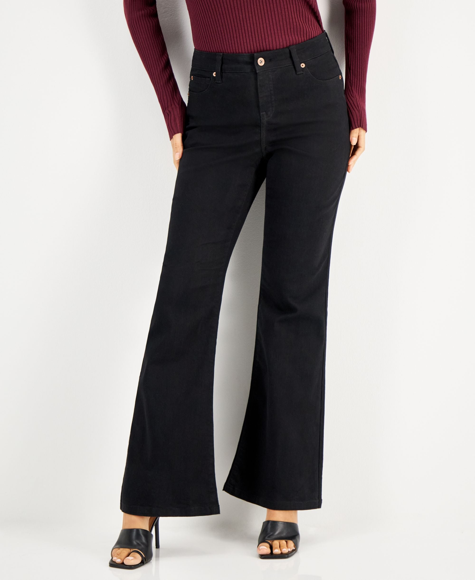 INC International Concepts Womens Flare Leg Jeans