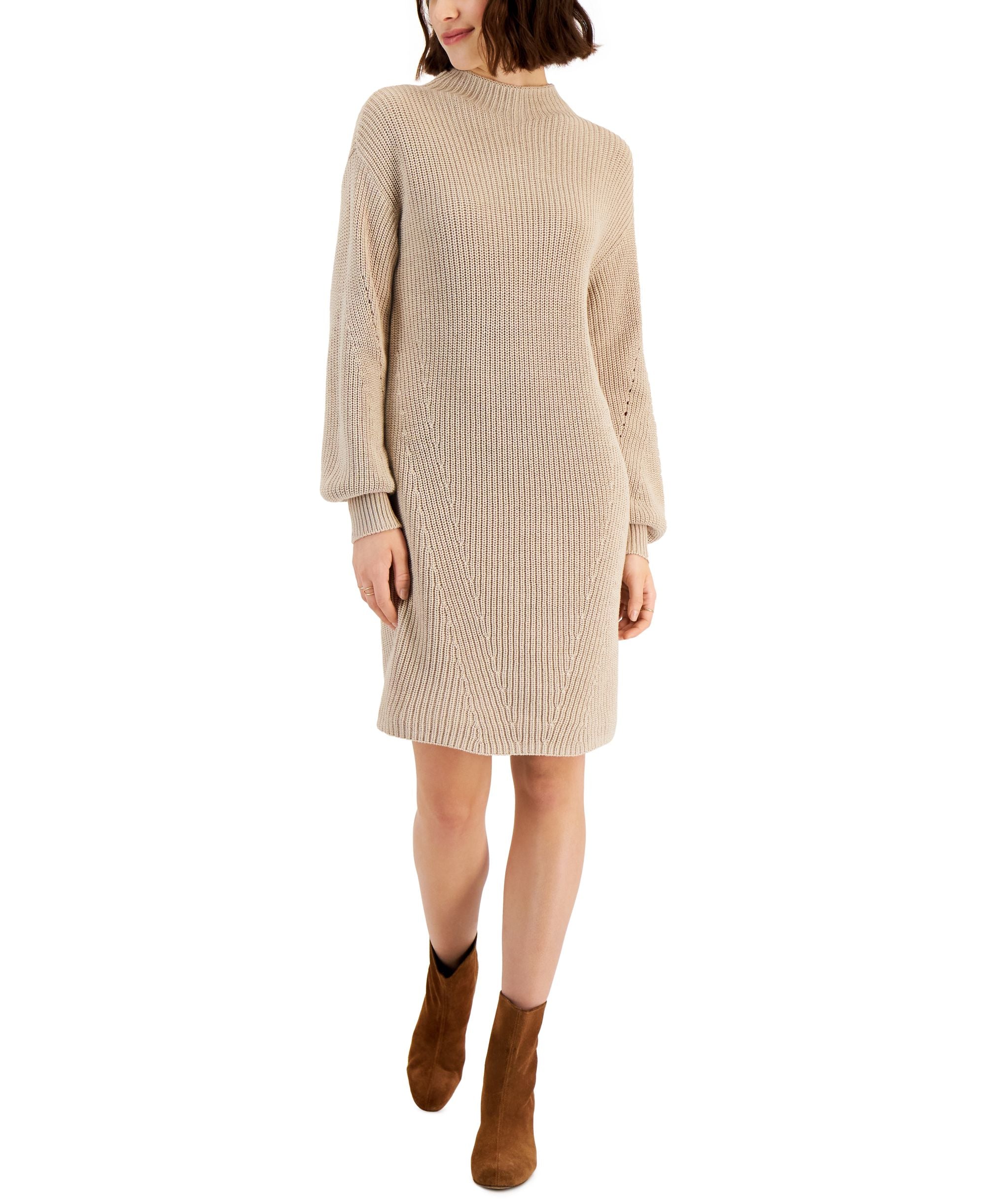 Style & Co Petite Easy Sweater Dress