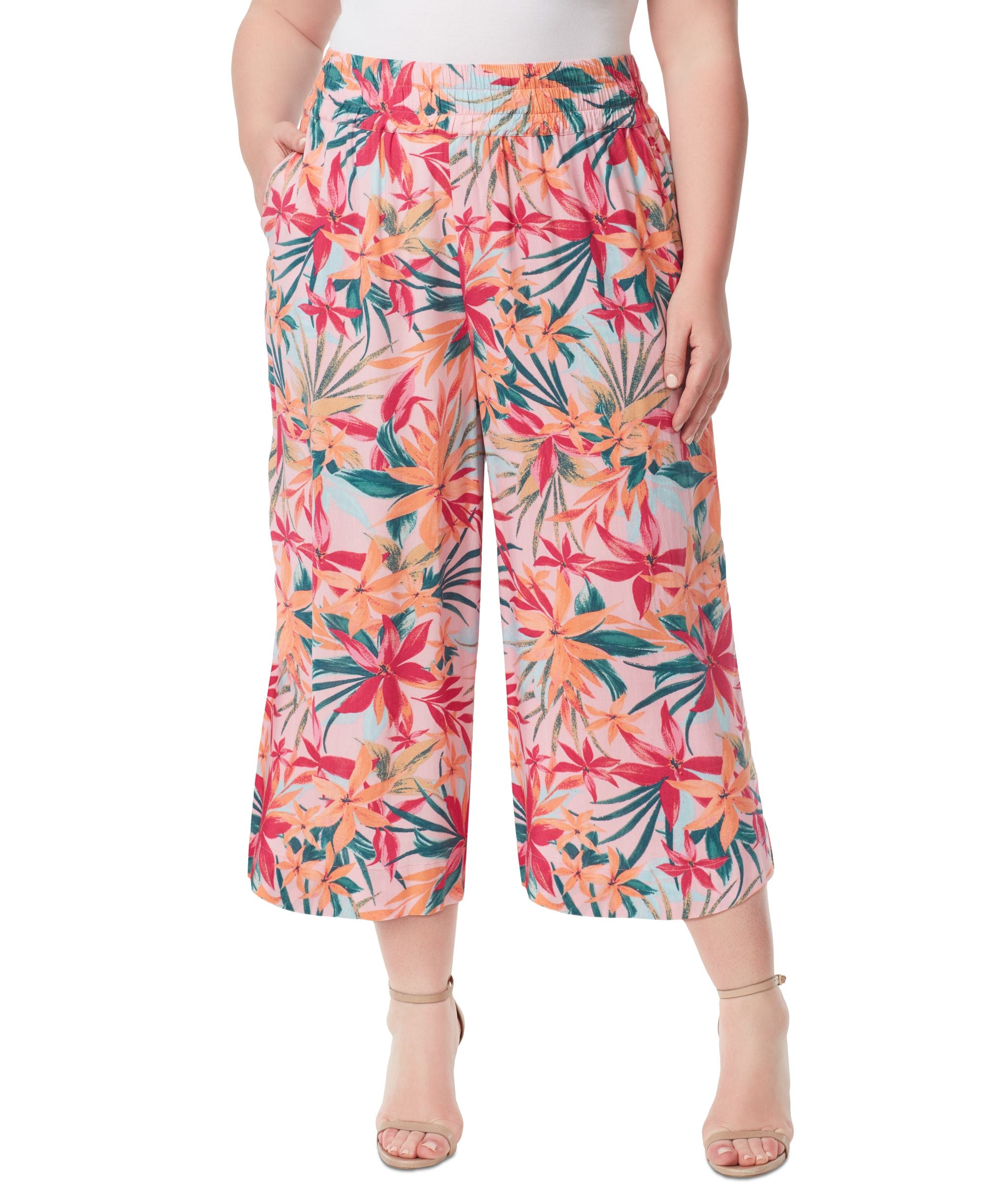 Jessica Simpson Trendy Plus Rosalie Wide Leg Pants
