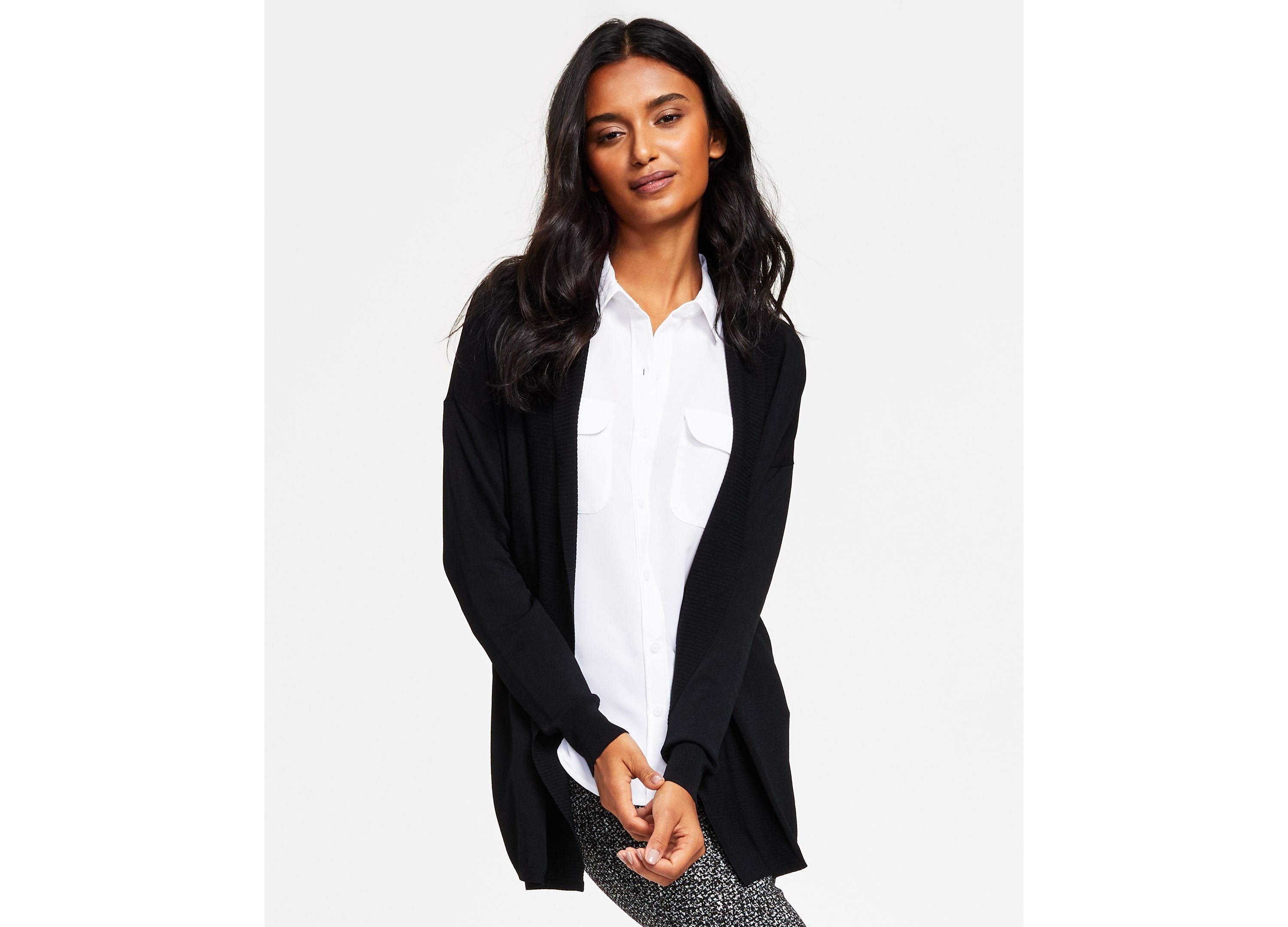 Women's Open-Front Cardigan
