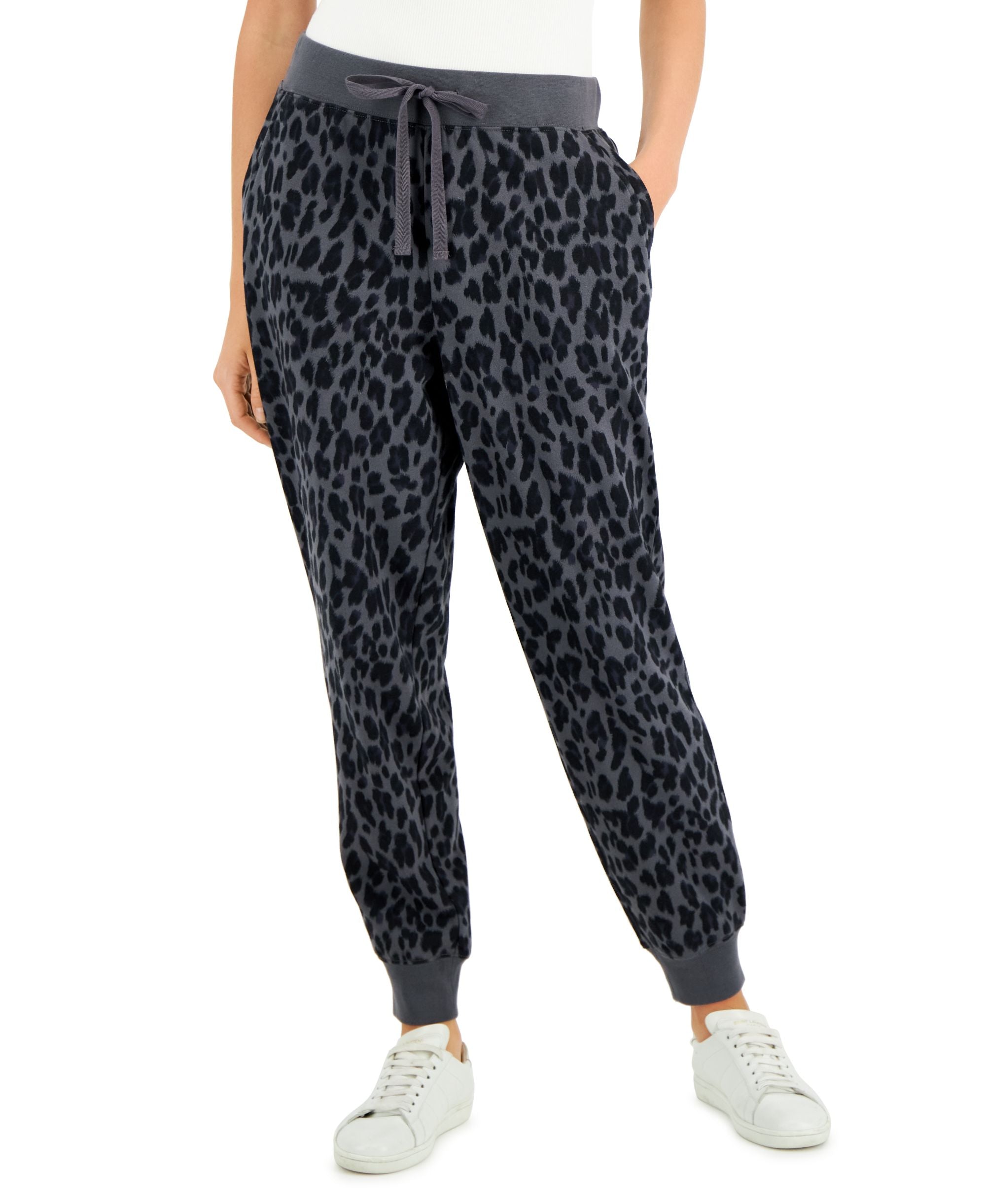 Style & Co Womens Fleece Joggers