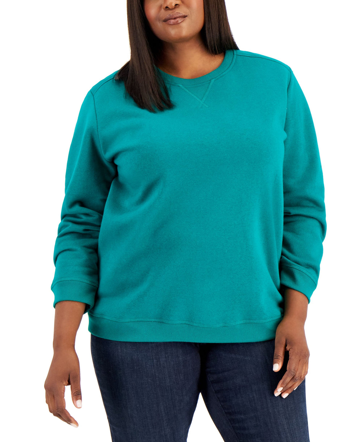 Plus Size Crewneck Sweatshirt