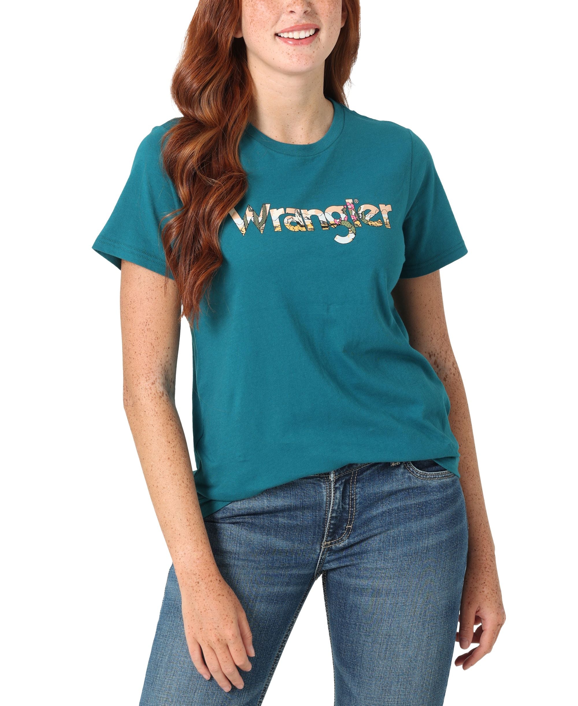 Wrangler Womens Logo Cotton T-Shirt