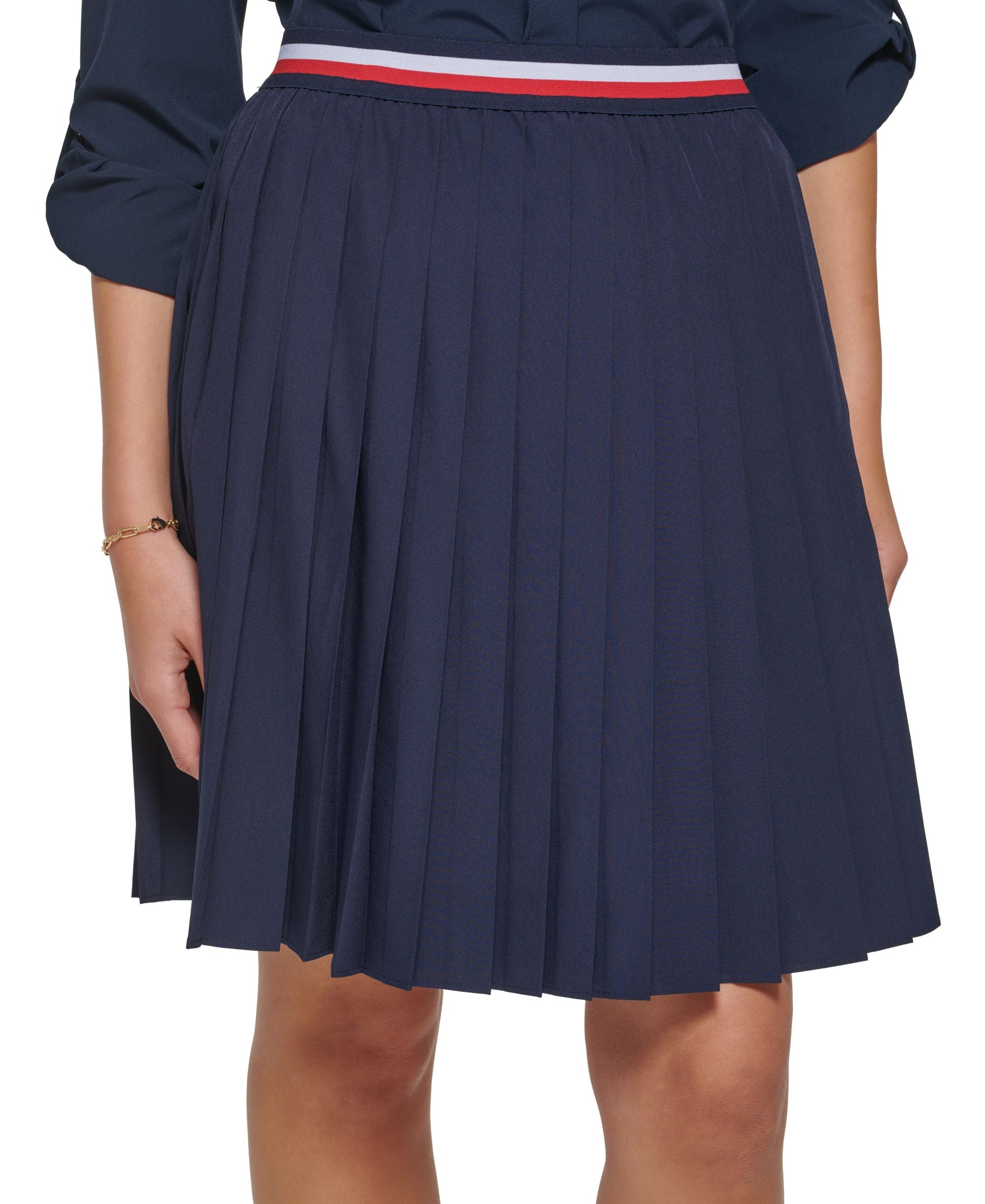 Women's Iconic Pleated Commuter A-Line Skirt