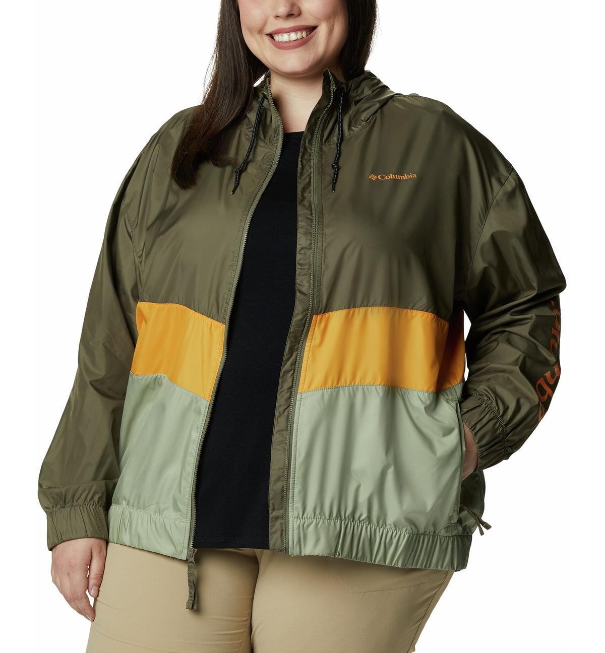 Columbia Plus Size Sandy Sail Windbreaker Jacket