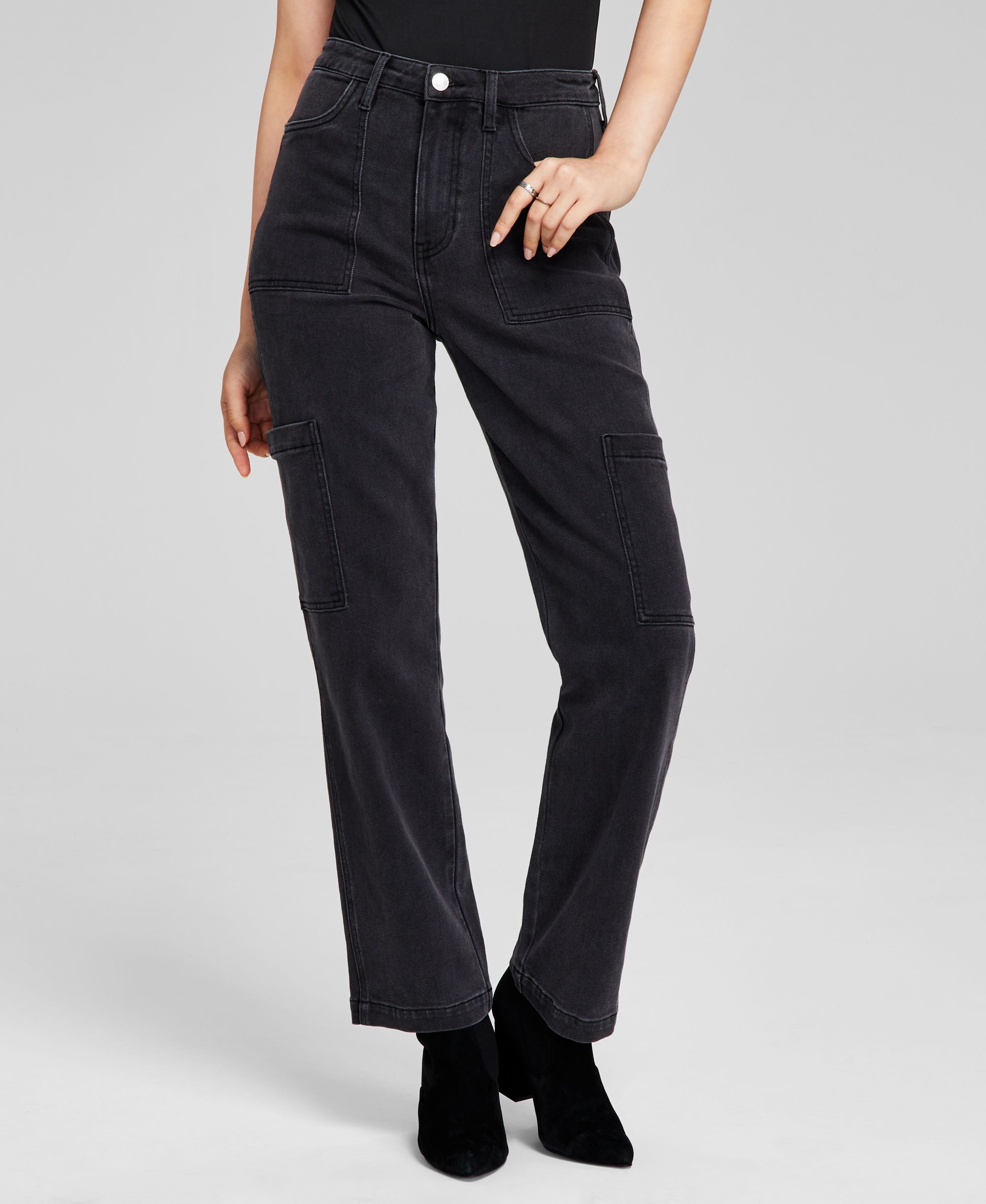 Women's High Rise Utility Denim Jeans