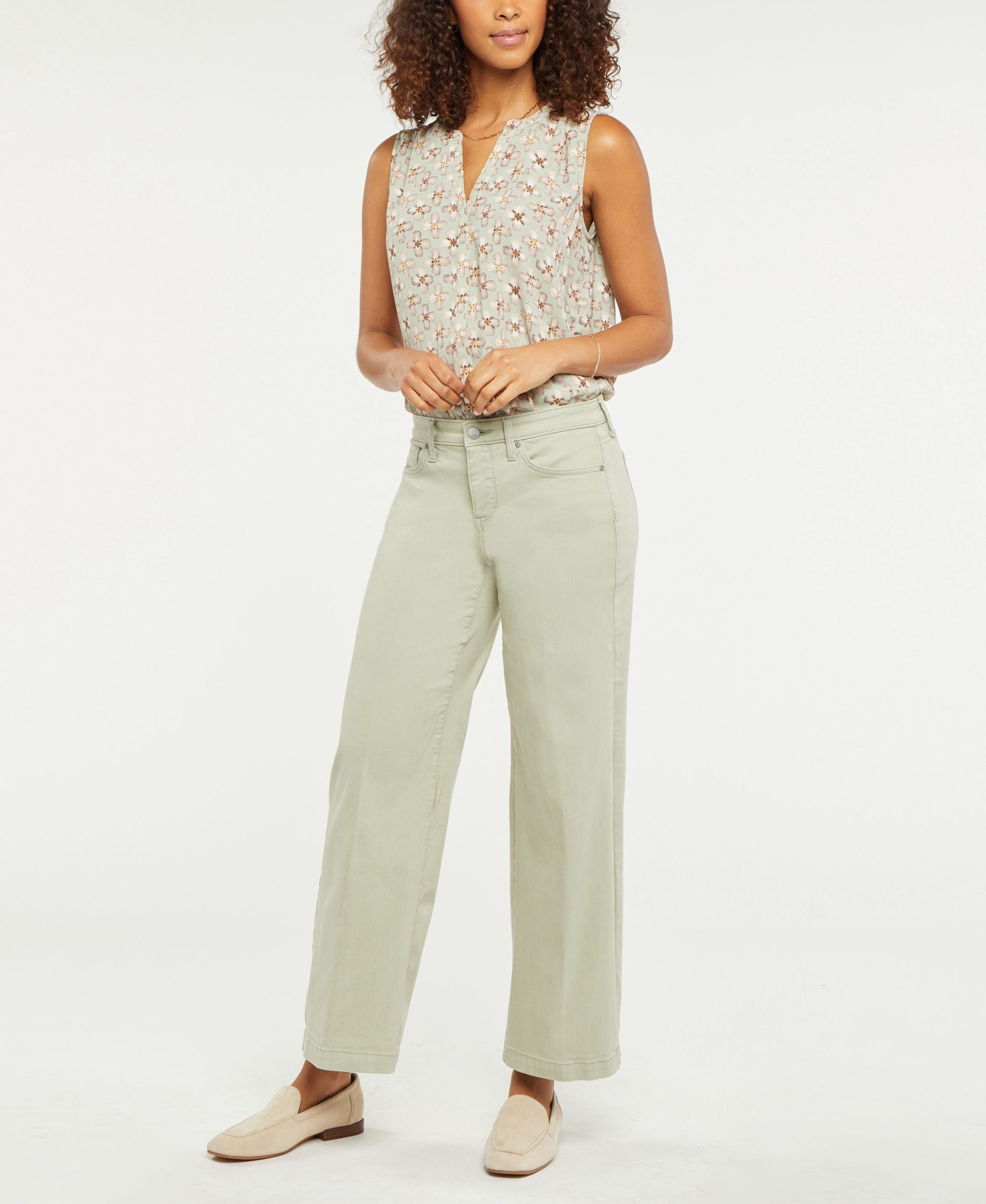 Nydj Teresa Wide Leg Ankle Jeans
