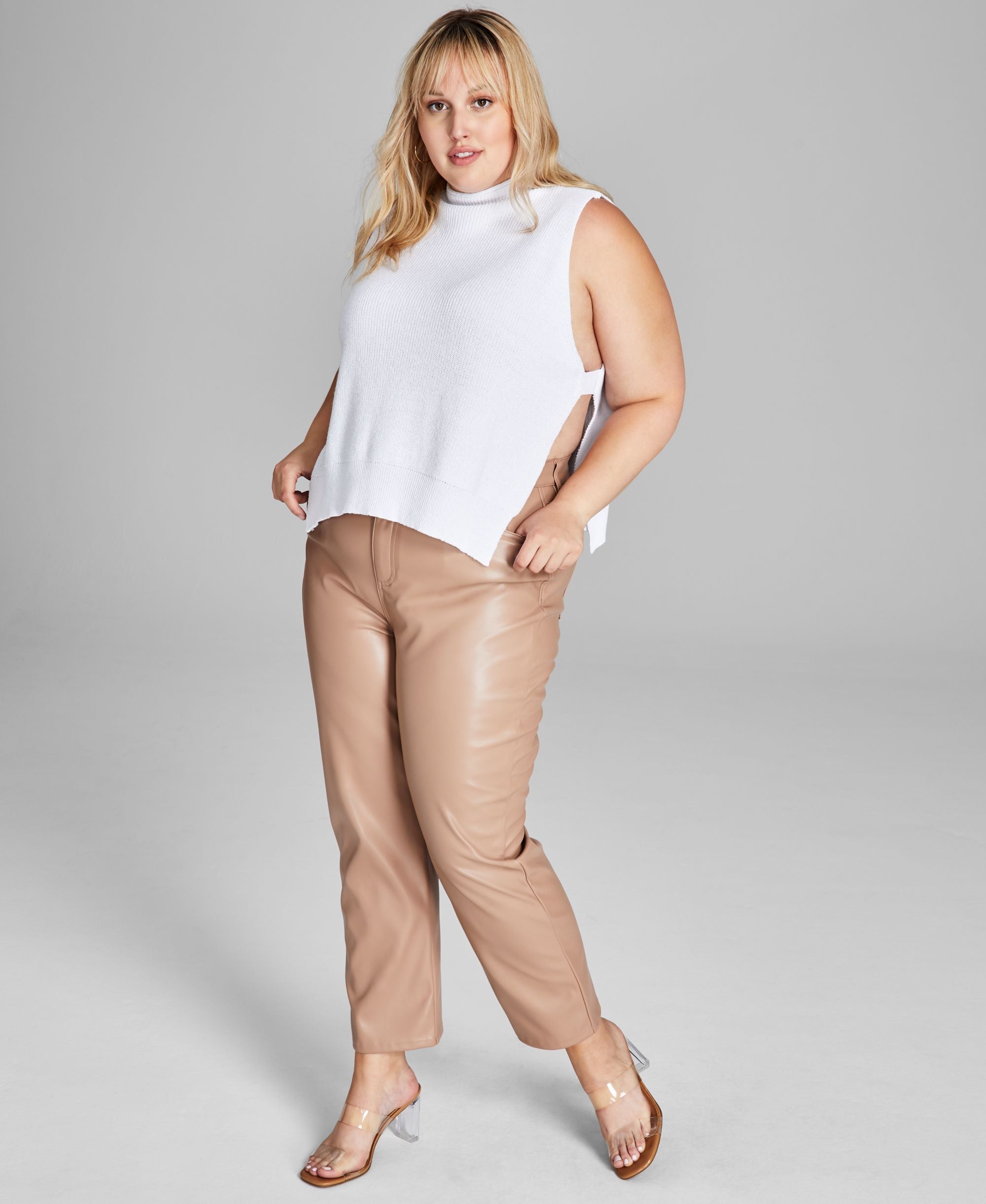 Now This Trendy Plus Size Sweater Vest