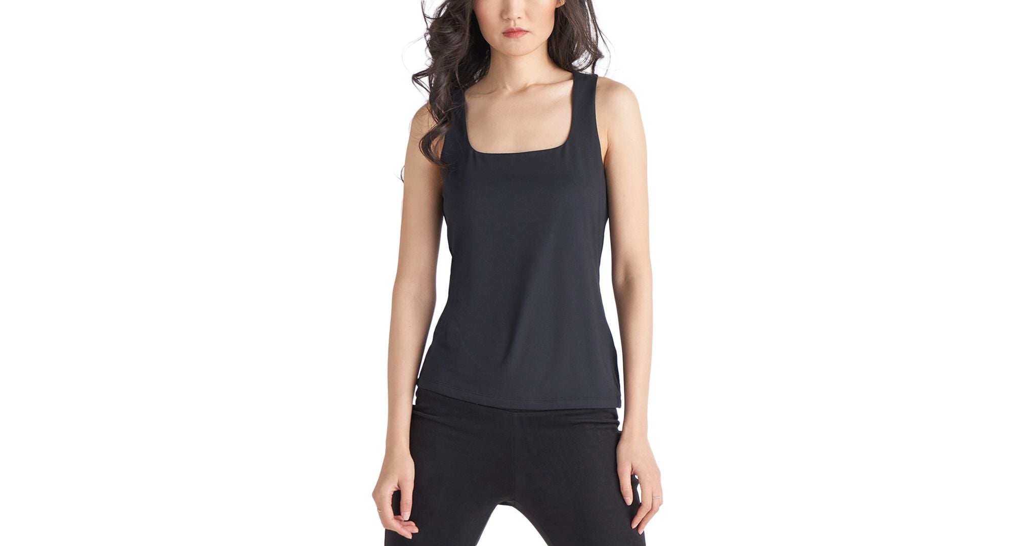 Petite Square-Neck Tank Top