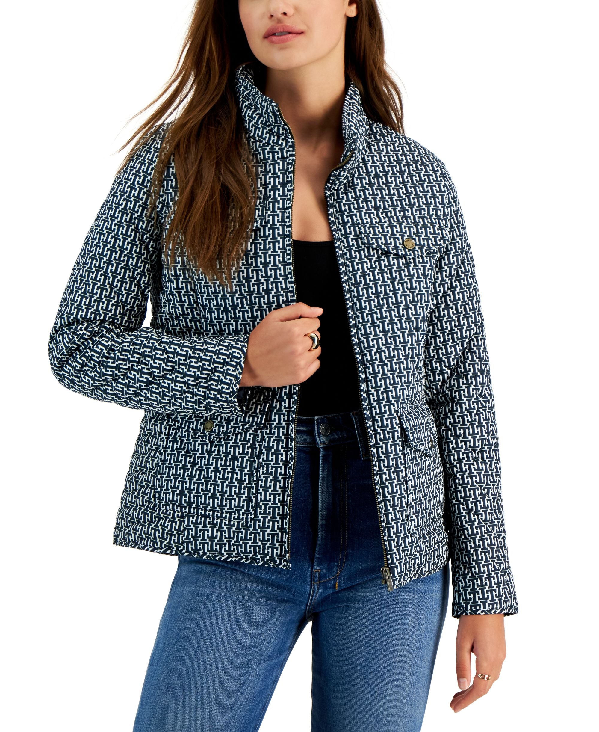 Women's Quilted Stand-Collar Jacket