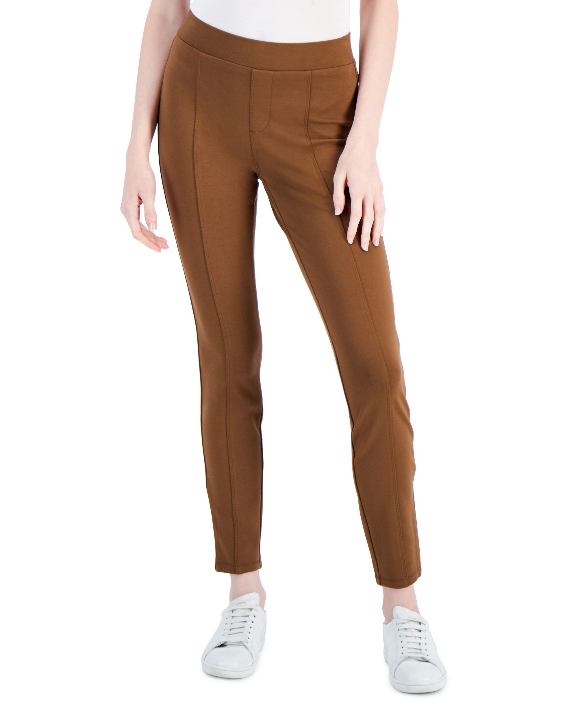 Style & Co Womens Ponte Pull On Pants