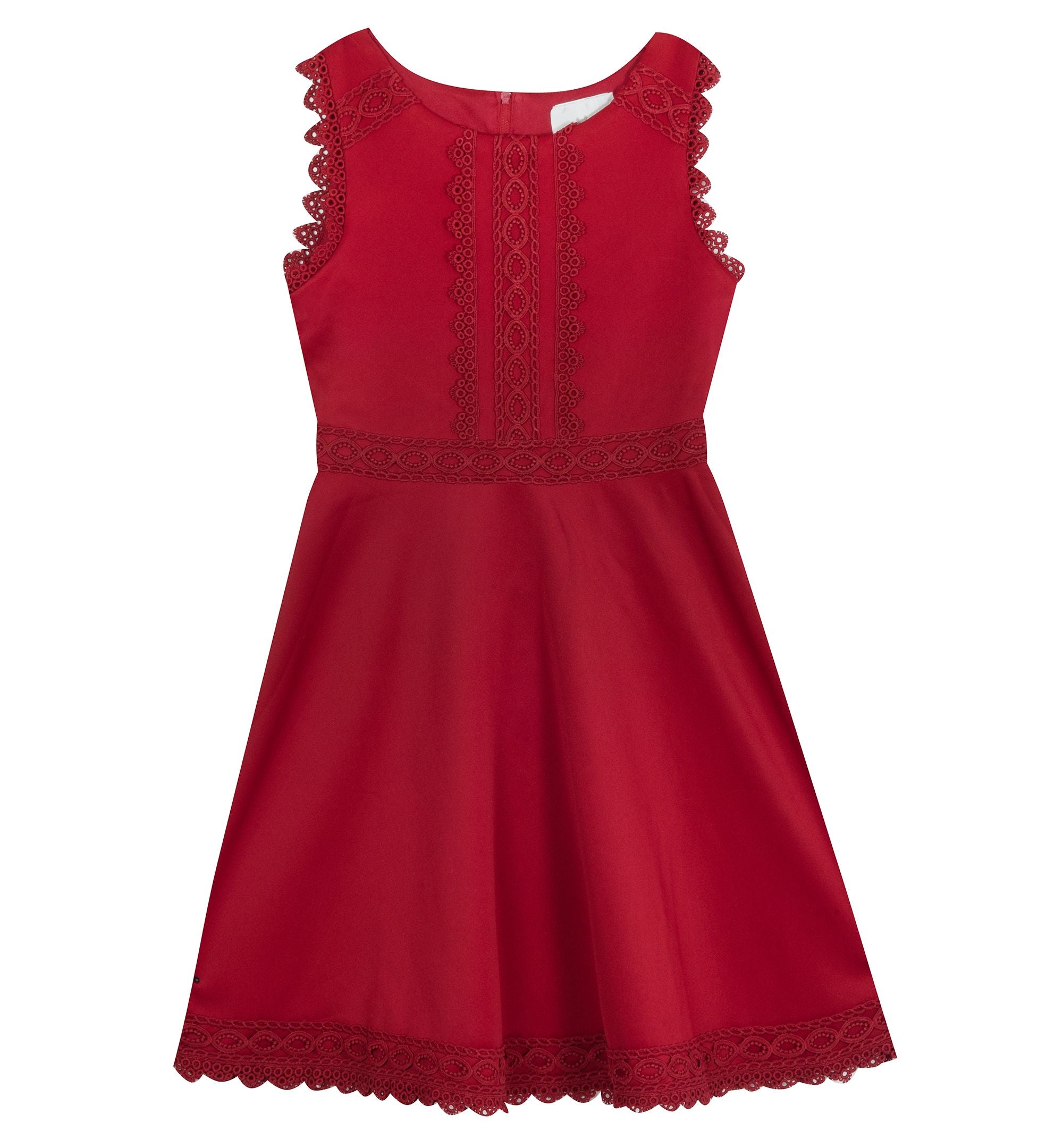 Big Girls Scuba Knit Princess Bodice Skater Dress