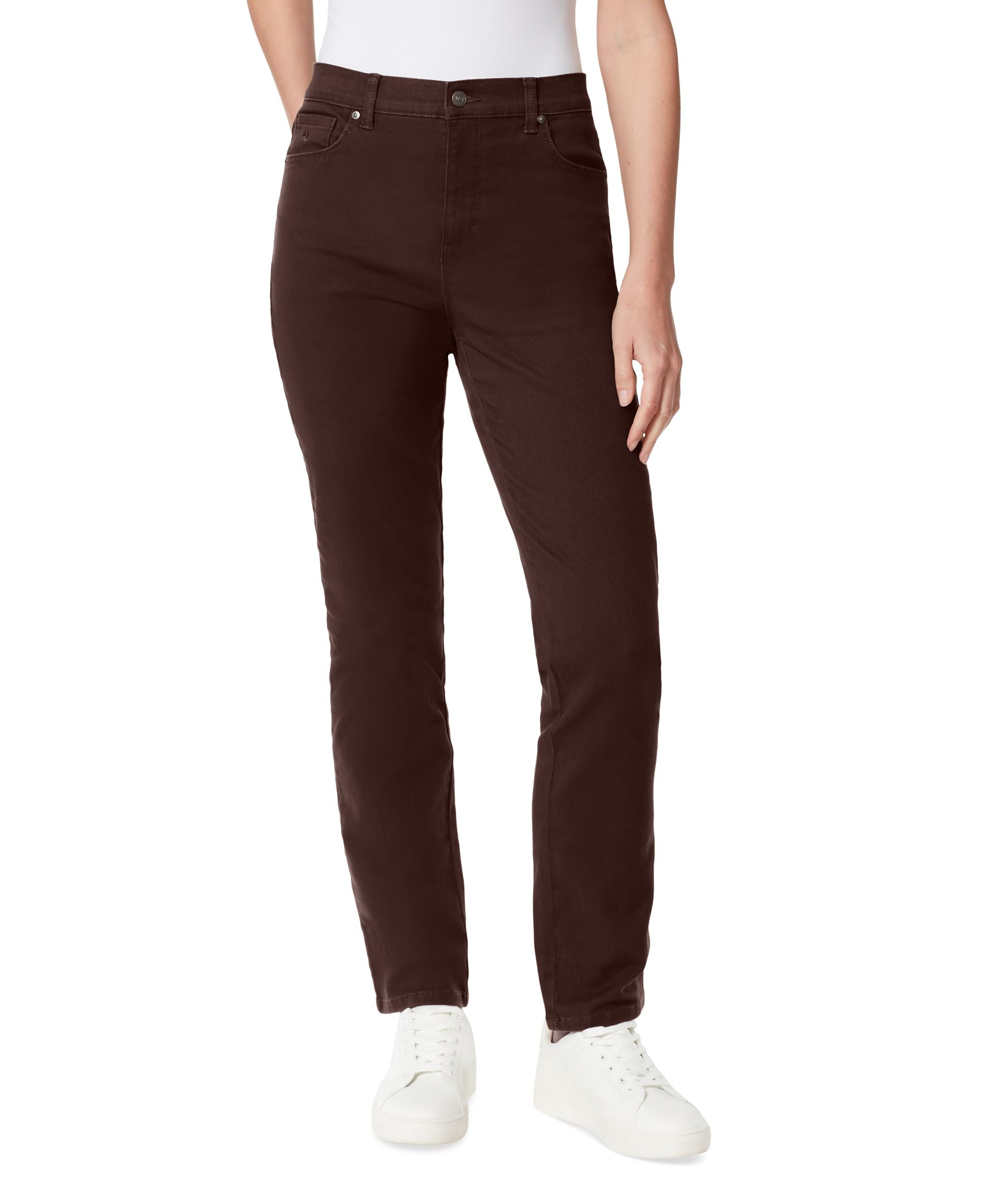 Women's Amanda Colored Twill Straight-Leg Jeans