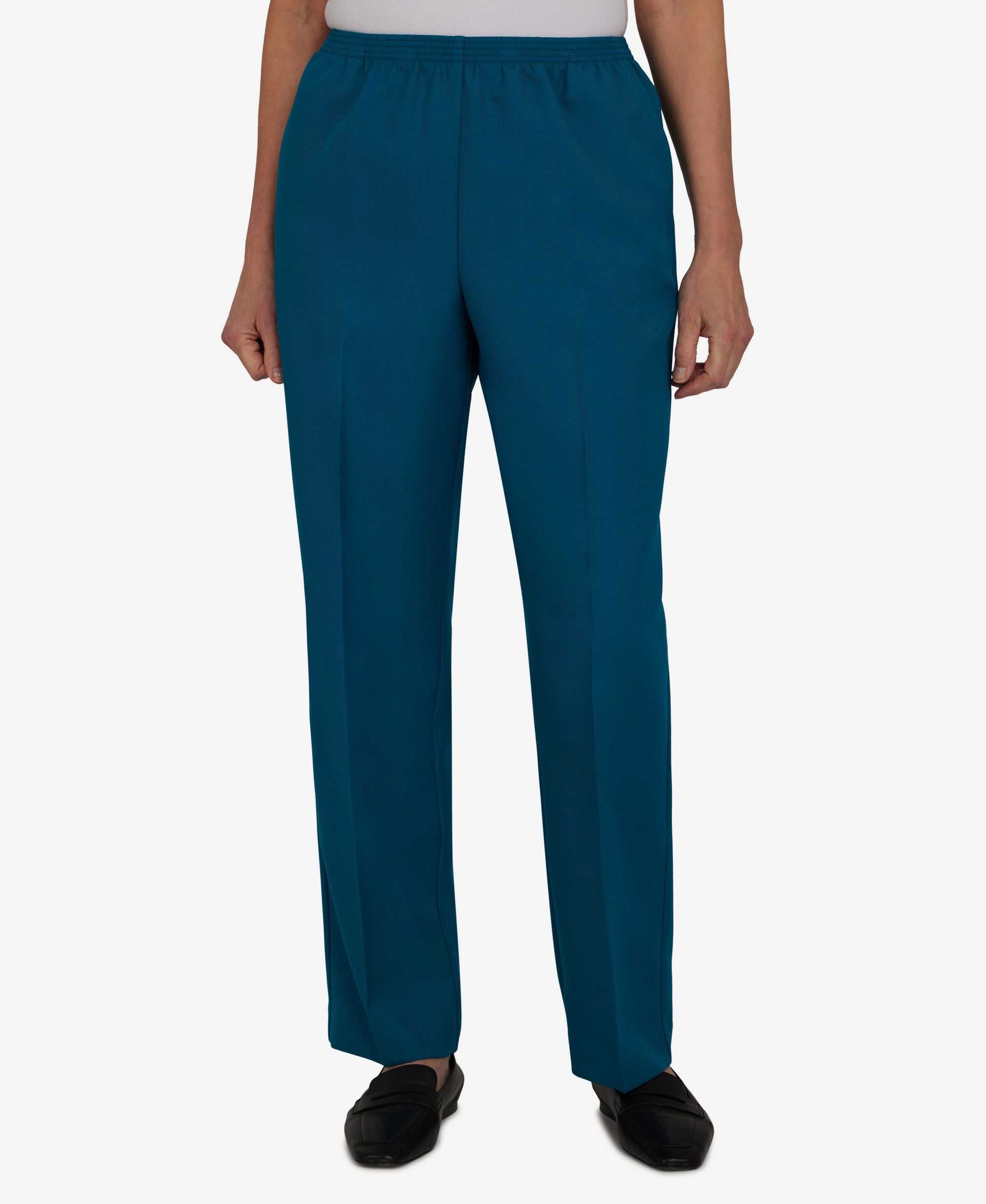 Alfred Dunner Plus Size Classics Pull On Straight Leg Pants