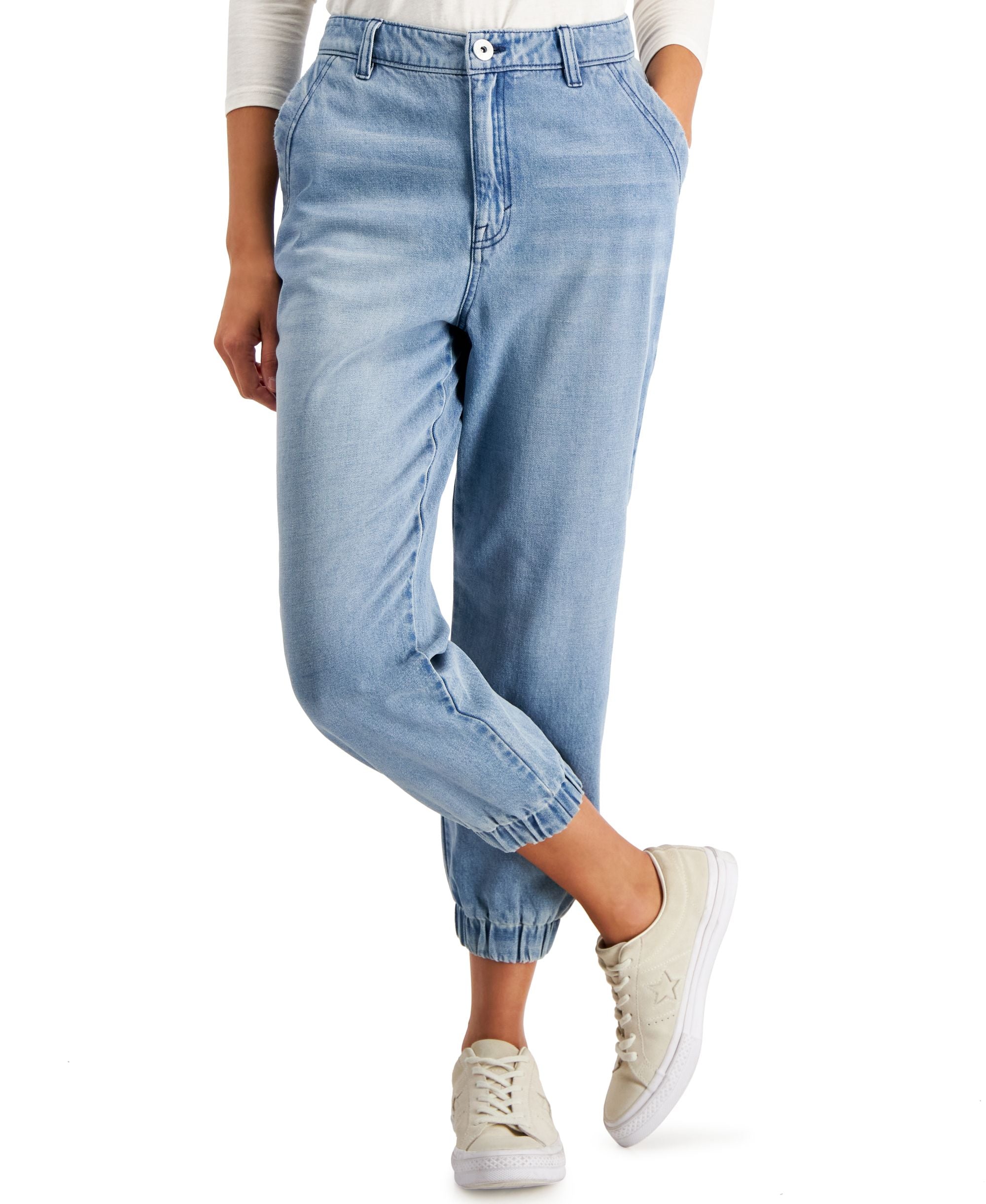 Petite High-Rise Utility Jogger Jeans