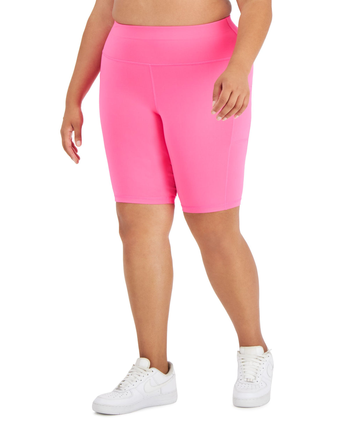 ID Ideology Plus Size Pull On Bicycle Shorts