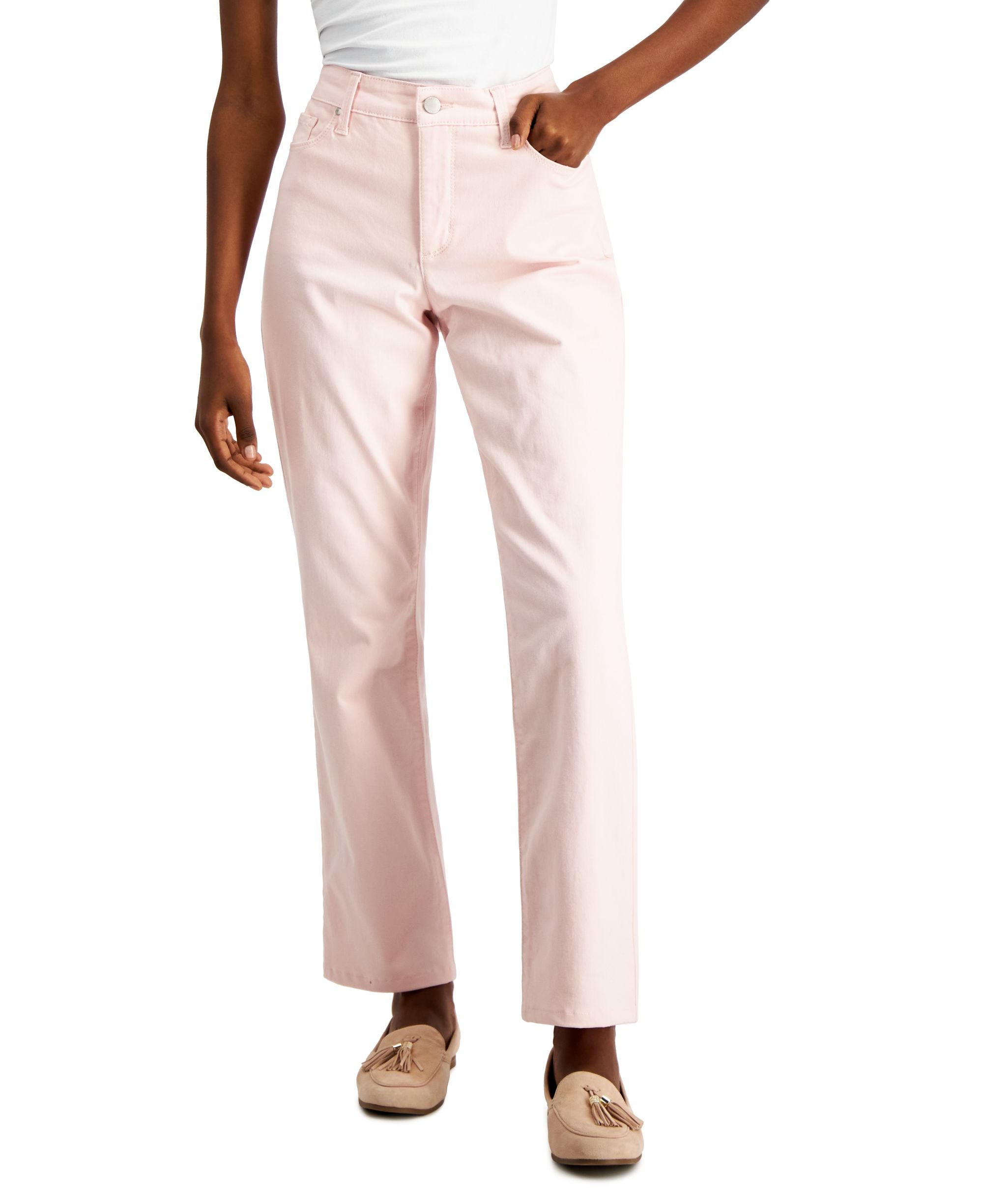 Petite Lexington Straight-Leg Jeans