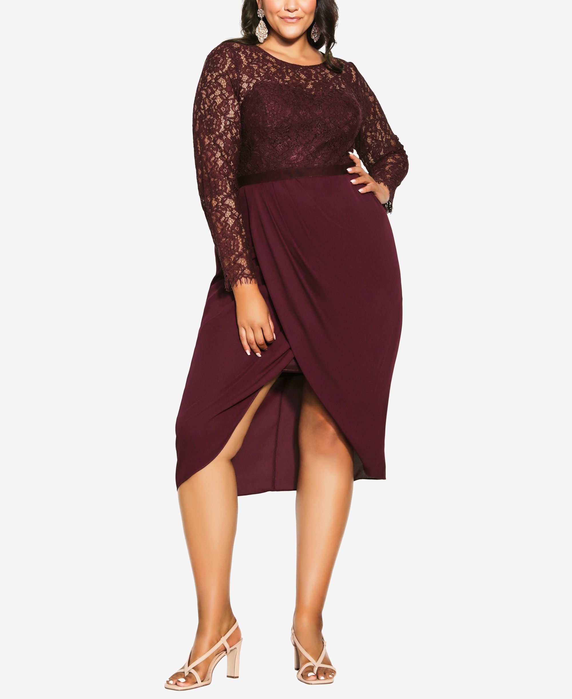 City Chic Trendy Plus Size Elegant Dress
