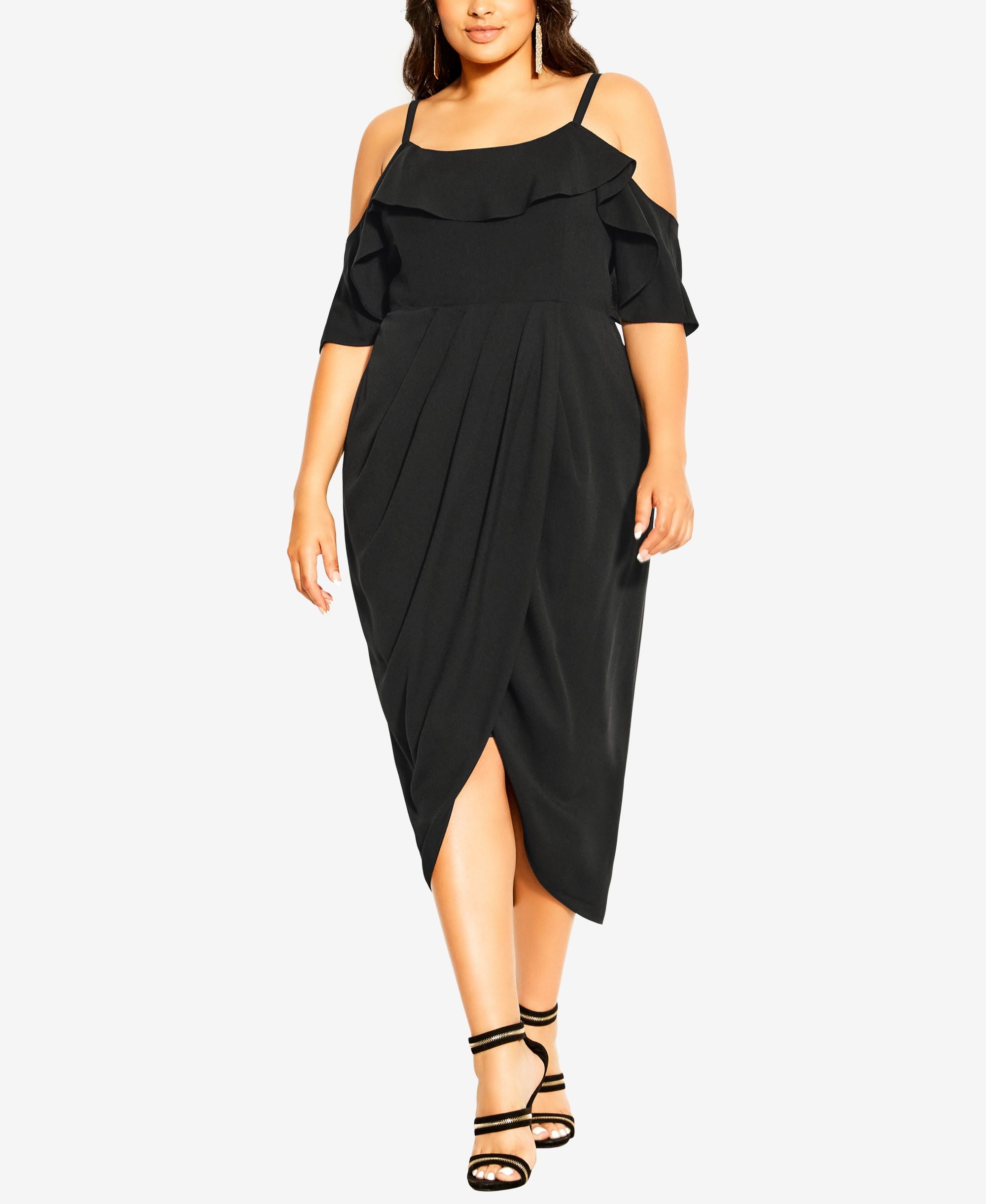 Trendy Plus Size Flirtation Midi Dress