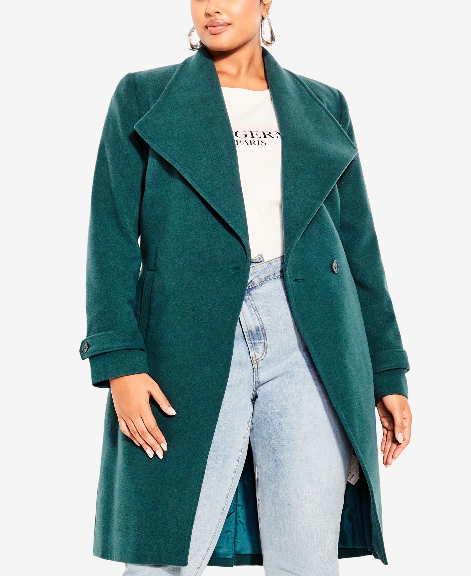 Trendy Plus Size So Chic Coat